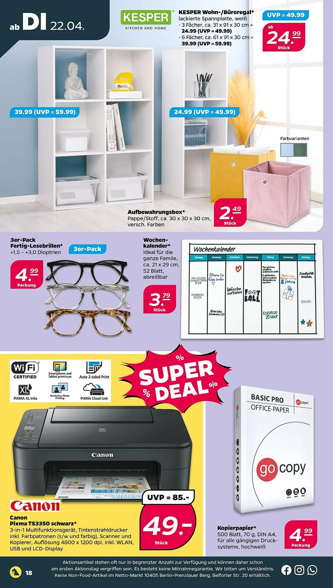 NETTO Prospekt von 21. April bis 26. April 2025 - Prospekt seite 18