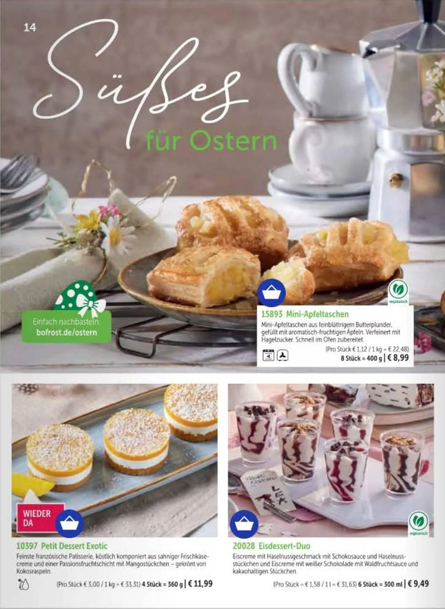 Bofrost Prospekt von 15. April bis 21. April 2025 - Prospekt seite 14
