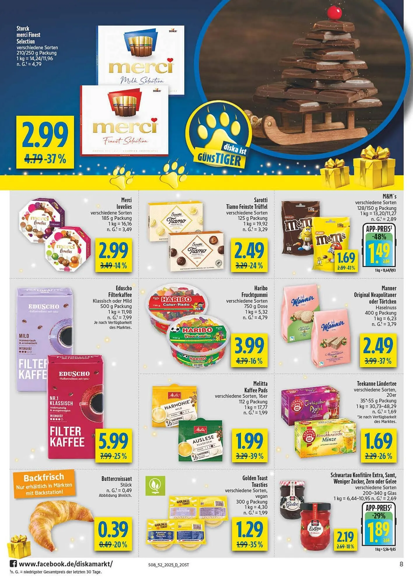 Diska Prospekt von 22. Dezember bis 27. Dezember 2025 - Prospekt seite 8