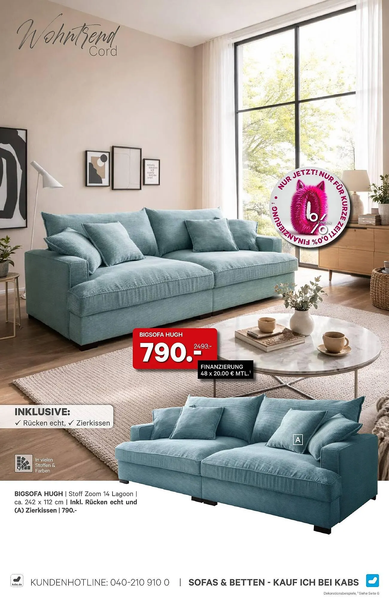 Kabs Polsterwelt Prospekt von 27. Februar bis 25. März 2026 - Prospekt seite 22