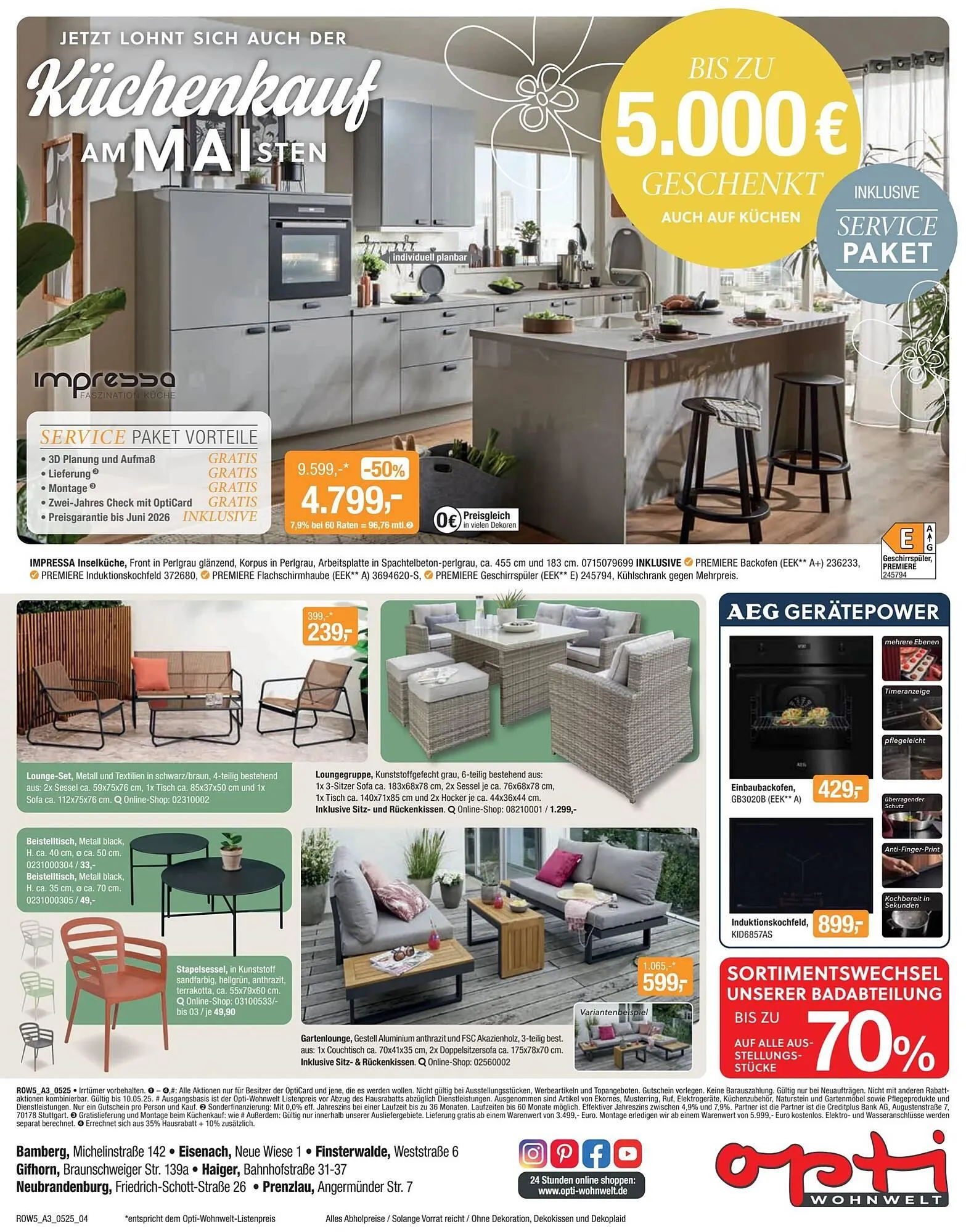 Opti Wohnwelt Prospekt von 24. April bis 11. Mai 2025 - Prospekt seite 4
