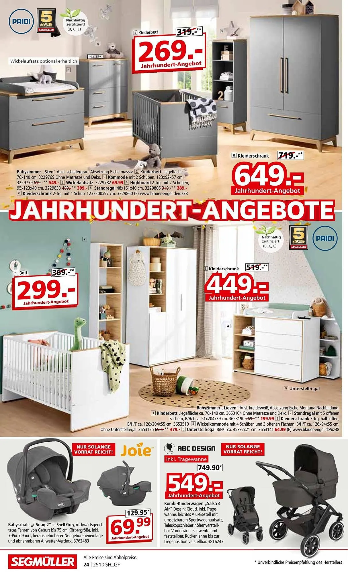 Segmüller Prospekt von 11. Oktober bis 1. November 2025 - Prospekt seite 44