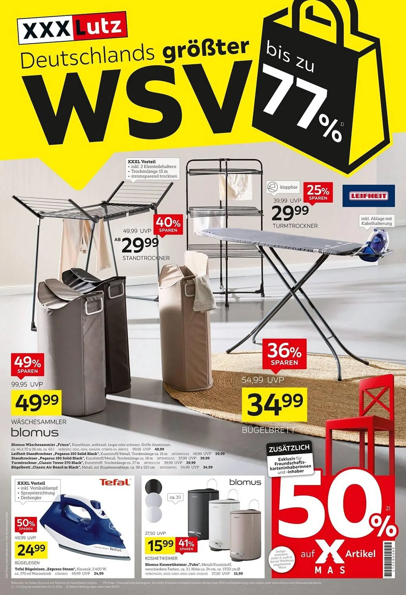 XXXLutz Prospekt von 20. Dezember bis 4. Januar 2026 - Prospekt seite 1