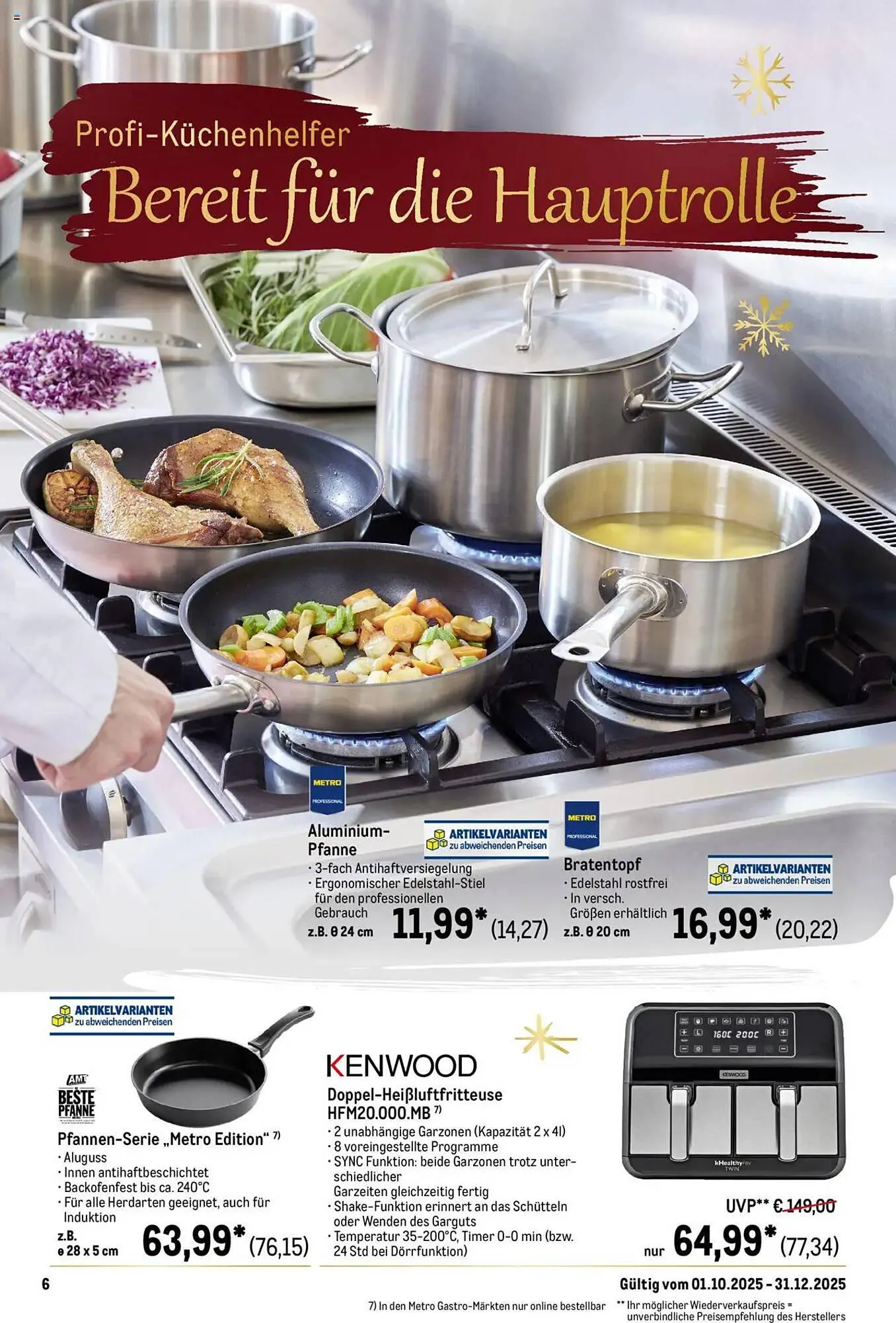 METRO Prospekt von 1. Oktober bis 31. Dezember 2025 - Prospekt seite 6