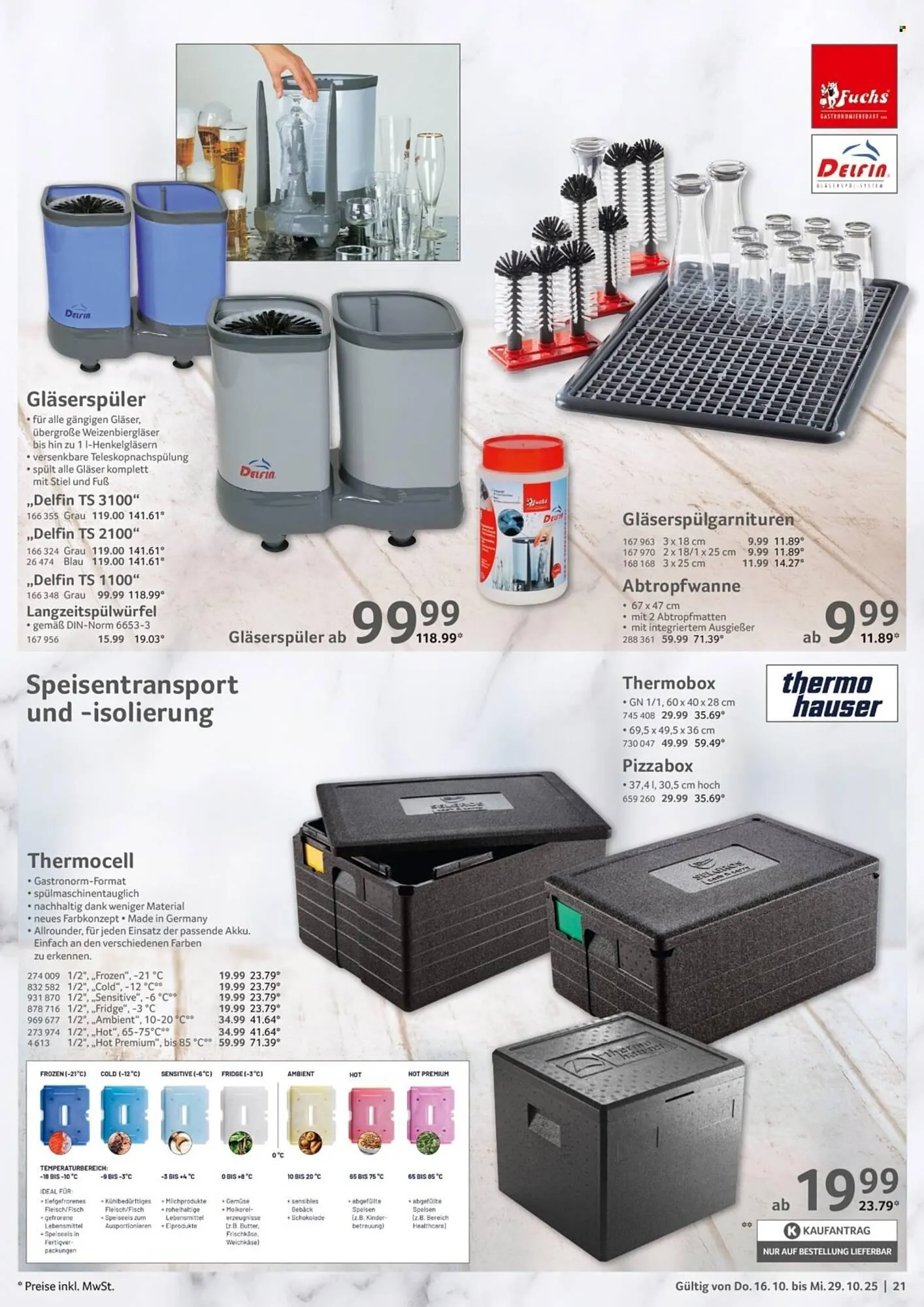 Selgros Prospekt von 16. Oktober bis 29. Oktober 2025 - Prospekt seite 21