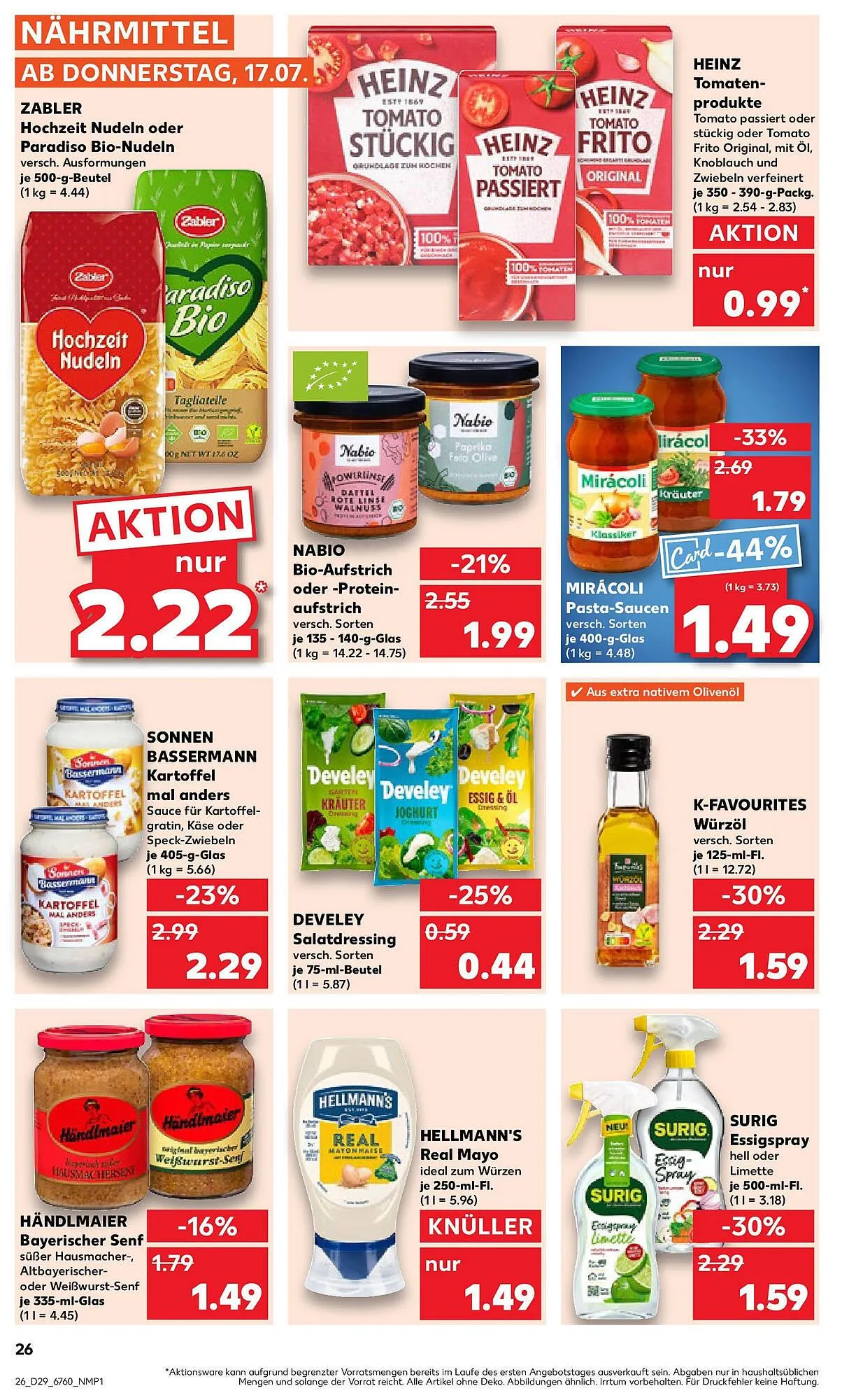 Kaufland Prospekt von 20. Juli bis 23. Juli 2025 - Prospekt seite 39
