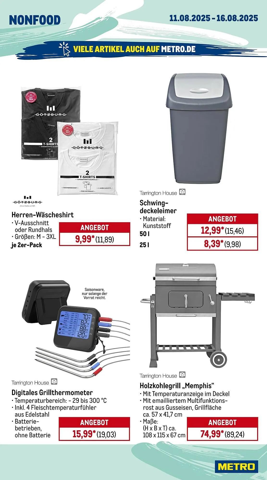 METRO Prospekt von 11. August bis 17. August 2025 - Prospekt seite 25