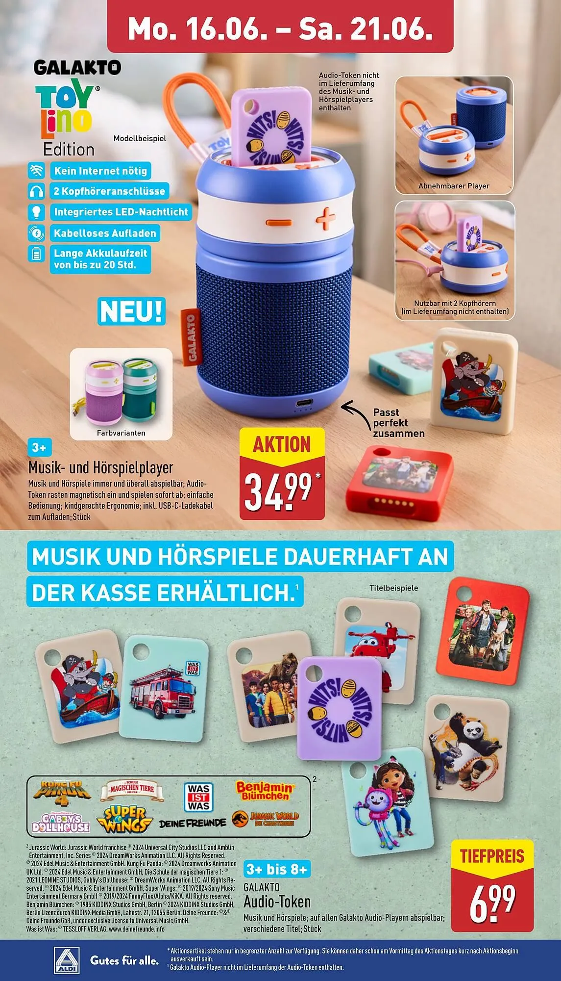 Aldi Nord Prospekt von 16. Juni bis 21. Juni 2025 - Prospekt seite 37