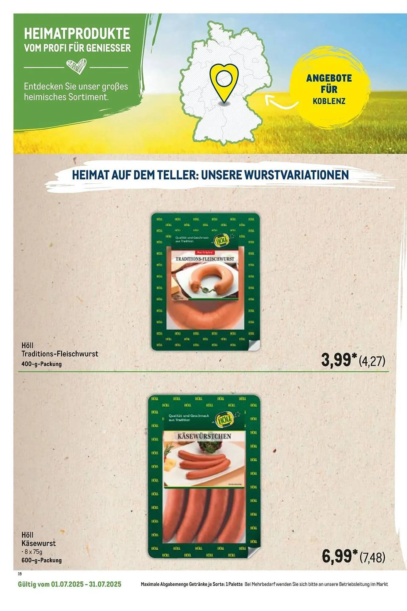 METRO Prospekt von 1. Juli bis 31. Juli 2025 - Prospekt seite 72