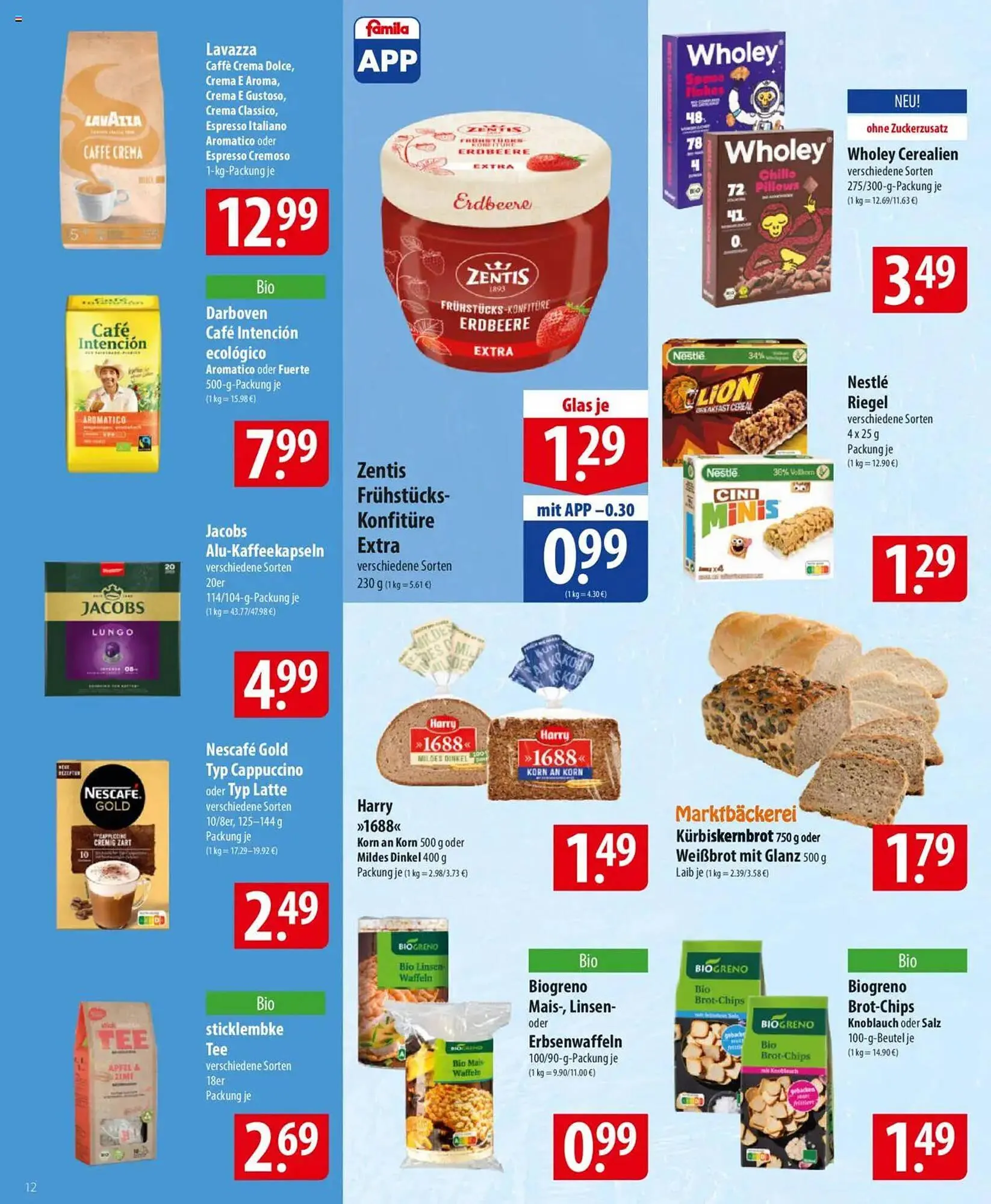 Famila Nord Ost Prospekt von 31. März bis 5. April 2025 - Prospekt seite 12