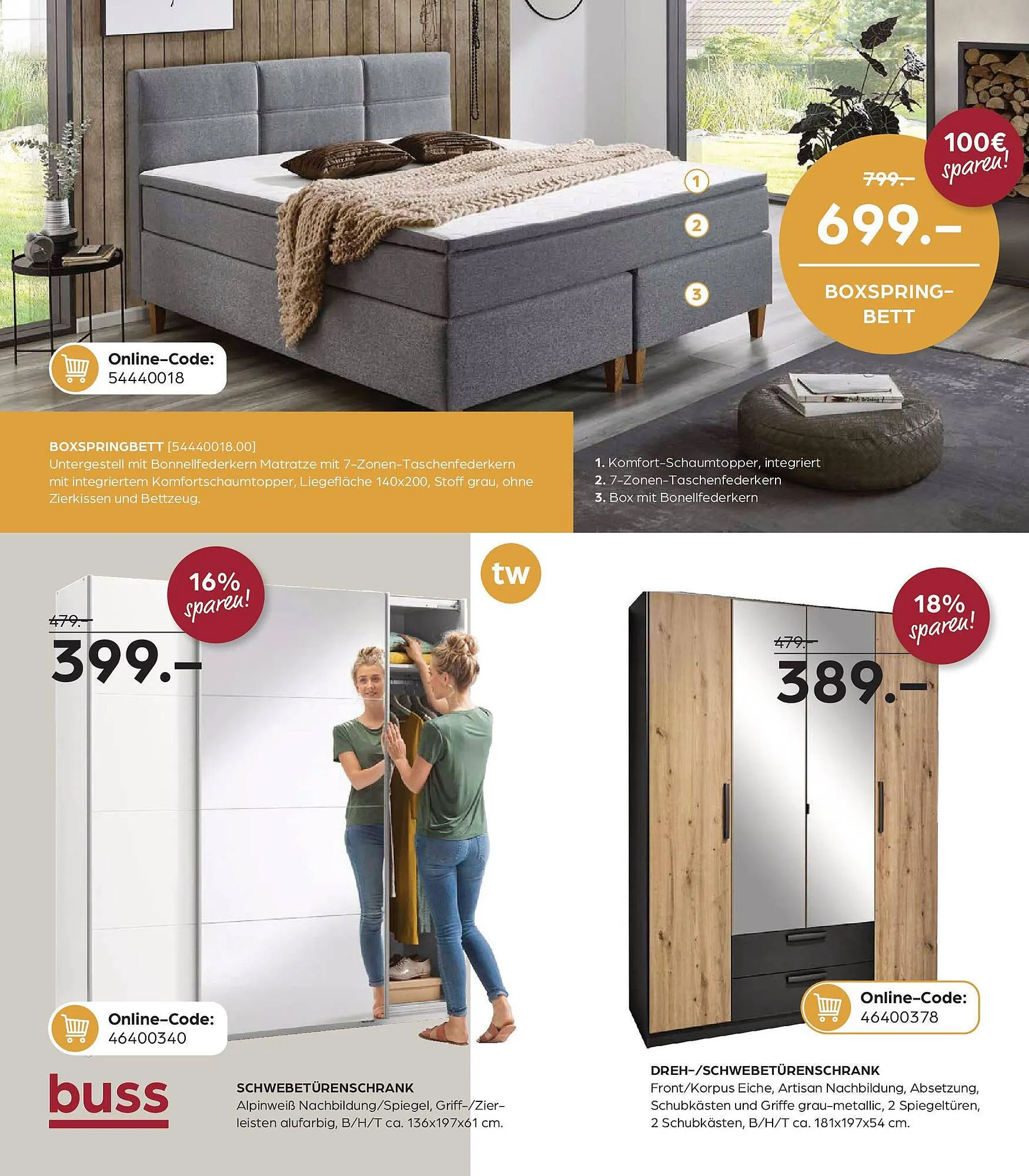 Möbel Buss Prospekt von 20. März bis 31. März 2025 - Prospekt seite 24