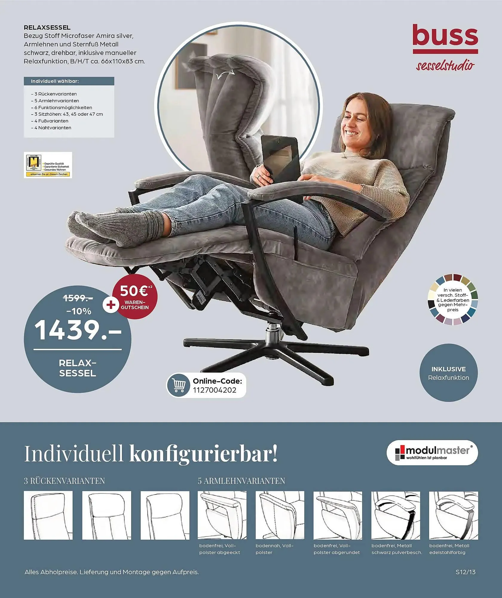 Möbel Buss Prospekt von 26. Februar bis 16. März 2026 - Prospekt seite 12