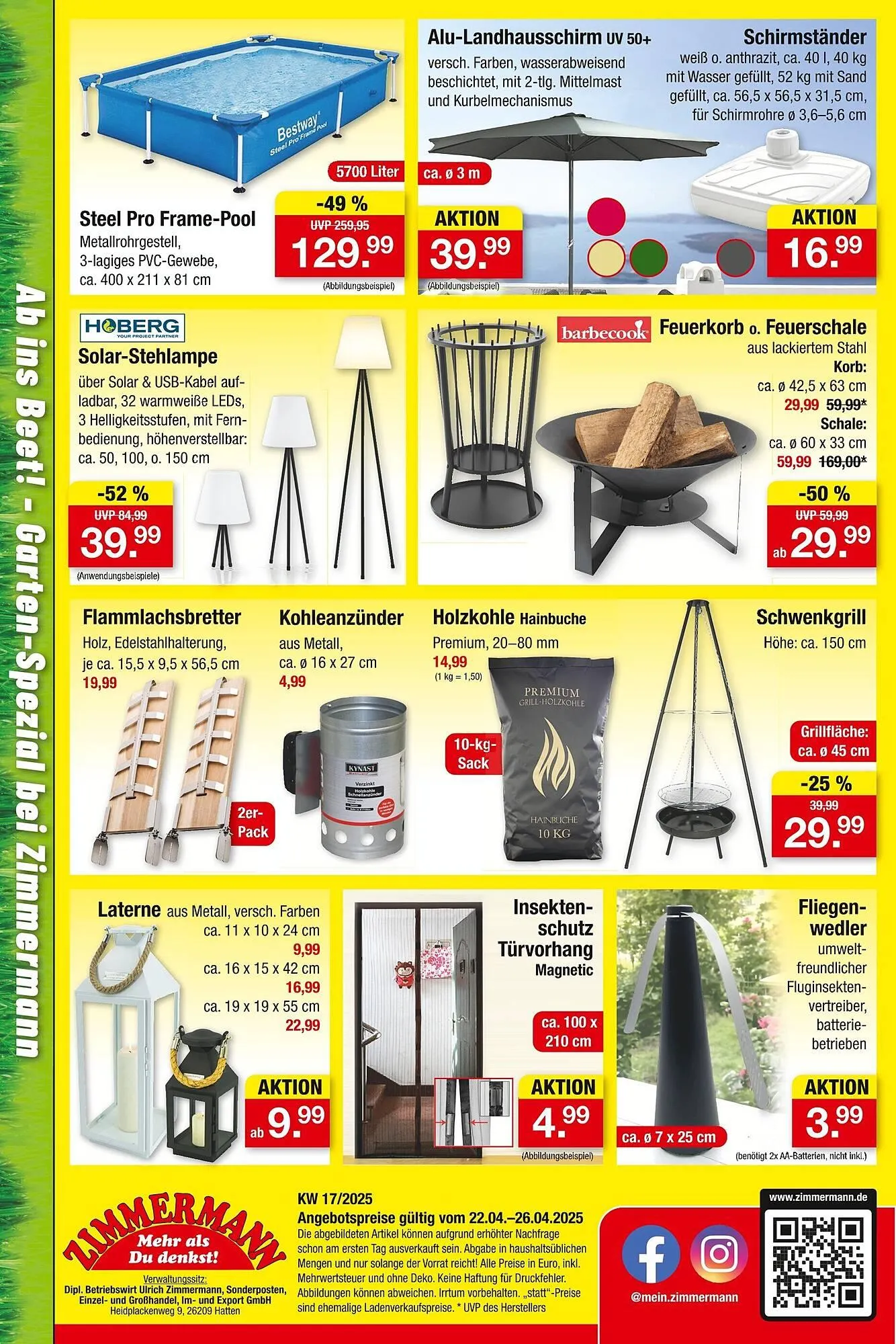 Zimmermann Prospekt von 22. April bis 27. April 2025 - Prospekt seite 14
