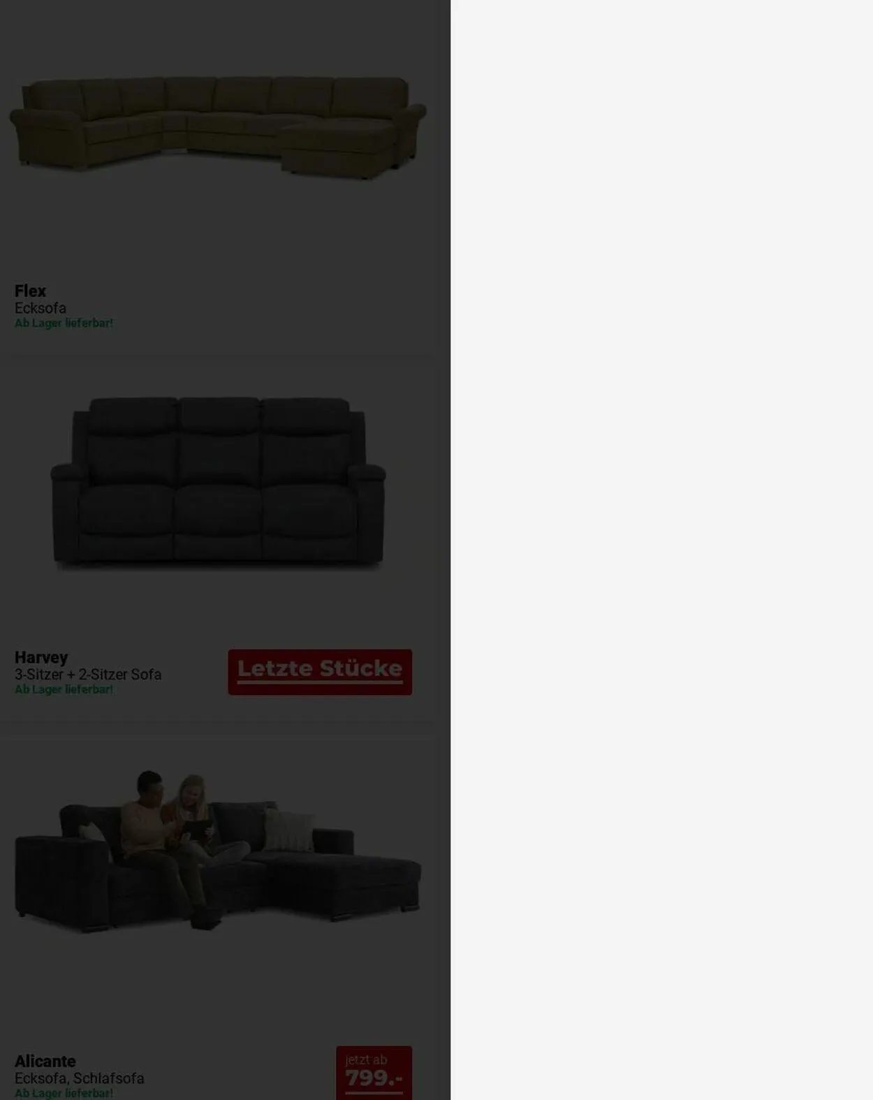 Seats and Sofas von 1. Dezember bis 10. Dezember 2025 - Prospekt seite 7