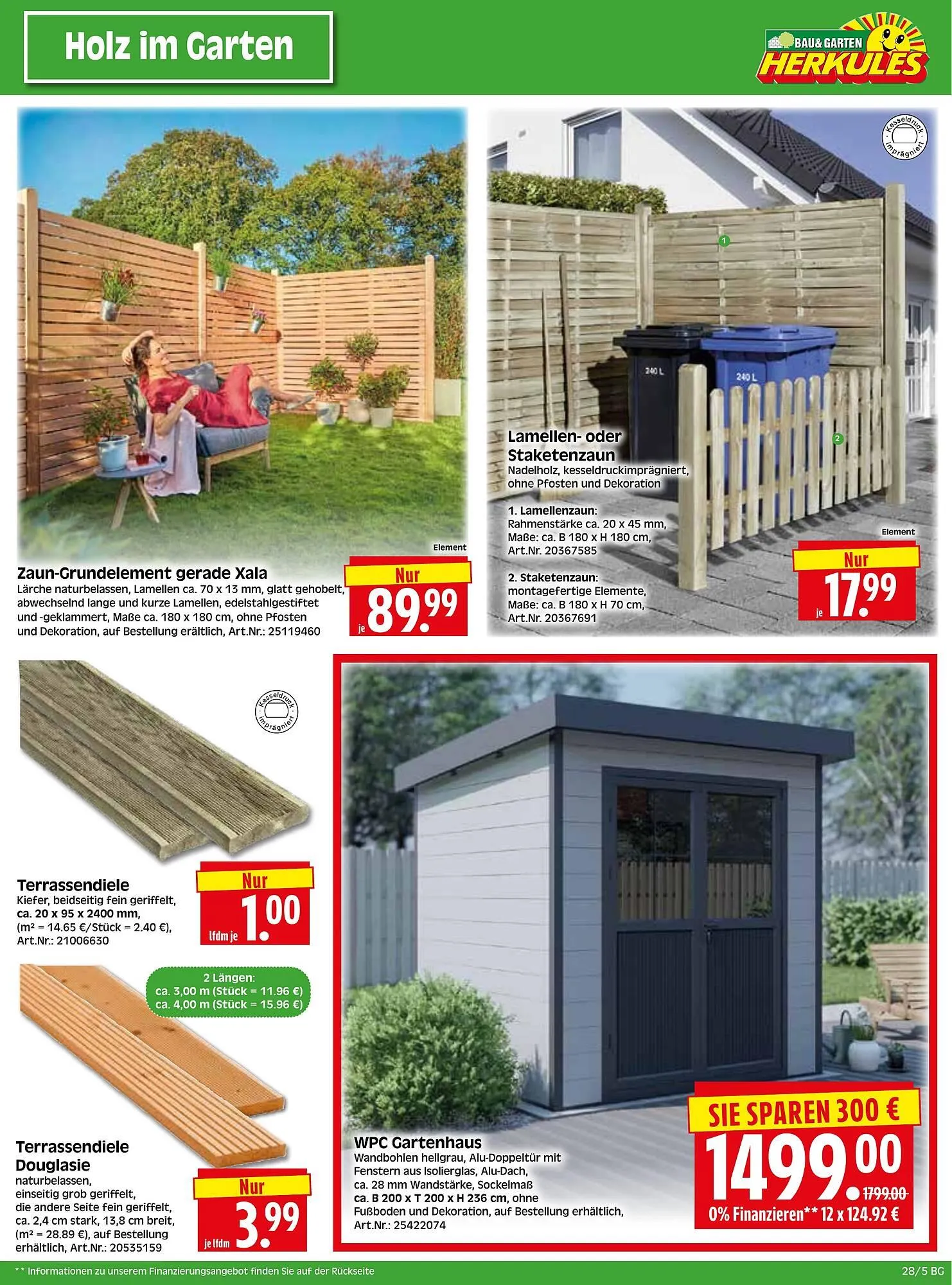 Herkules Baumarkt Prospekt von 7. Juli bis 12. Juli 2025 - Prospekt seite 5