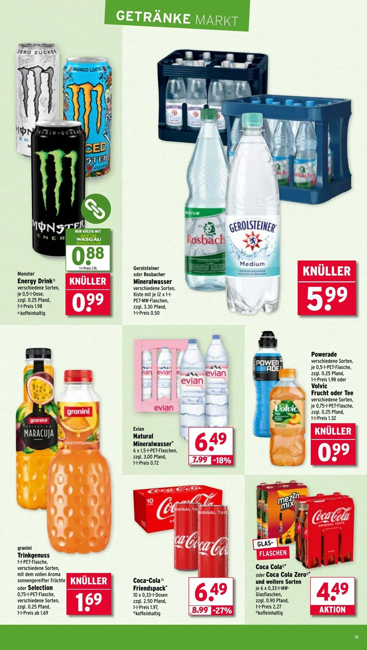 Wasgau von 21. Juli bis 26. Juli 2025 - Prospekt seite 19