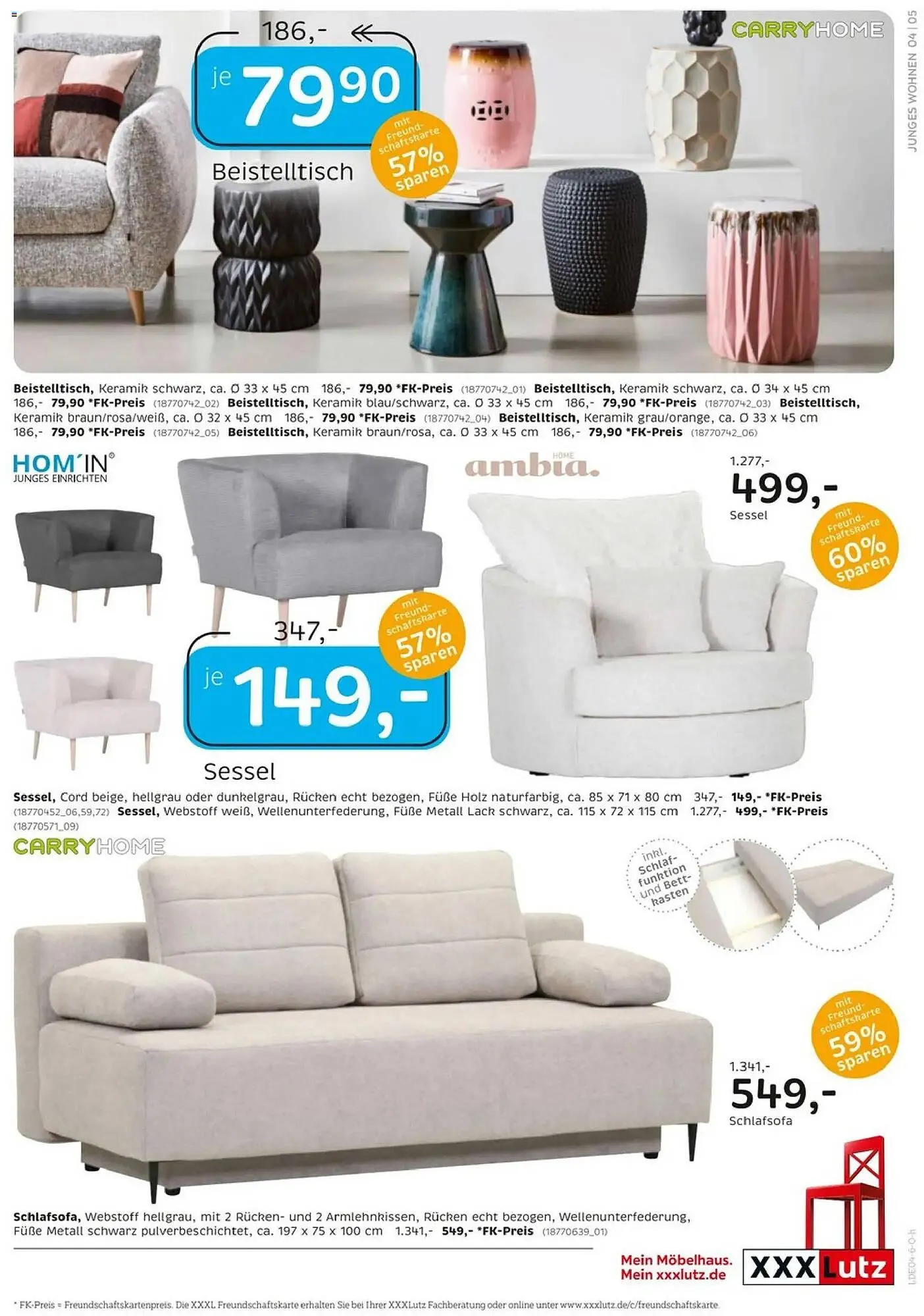 XXXLutz Prospekt von 11. April bis 25. April 2026 - Prospekt seite 5