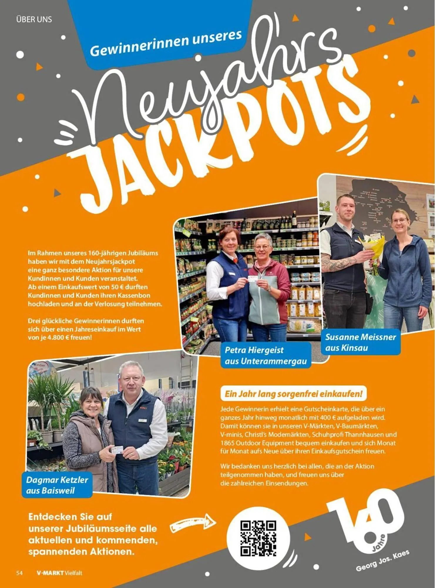 V Markt Prospekt von 8. Mai bis 30. Juni 2025 - Prospekt seite 54