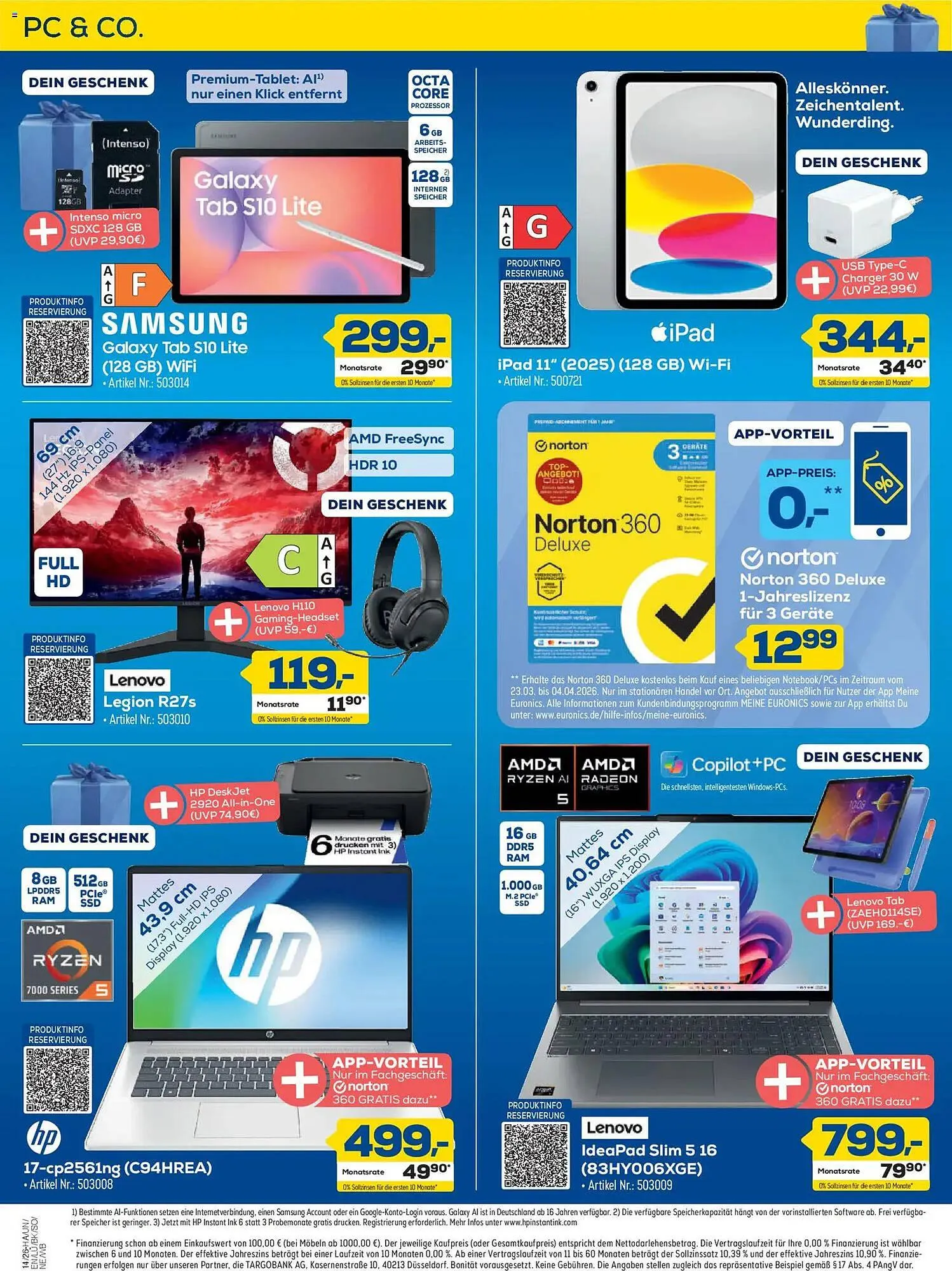 Euronics Berlet Prospekt von 26. März bis 4. April 2026 - Prospekt seite 15