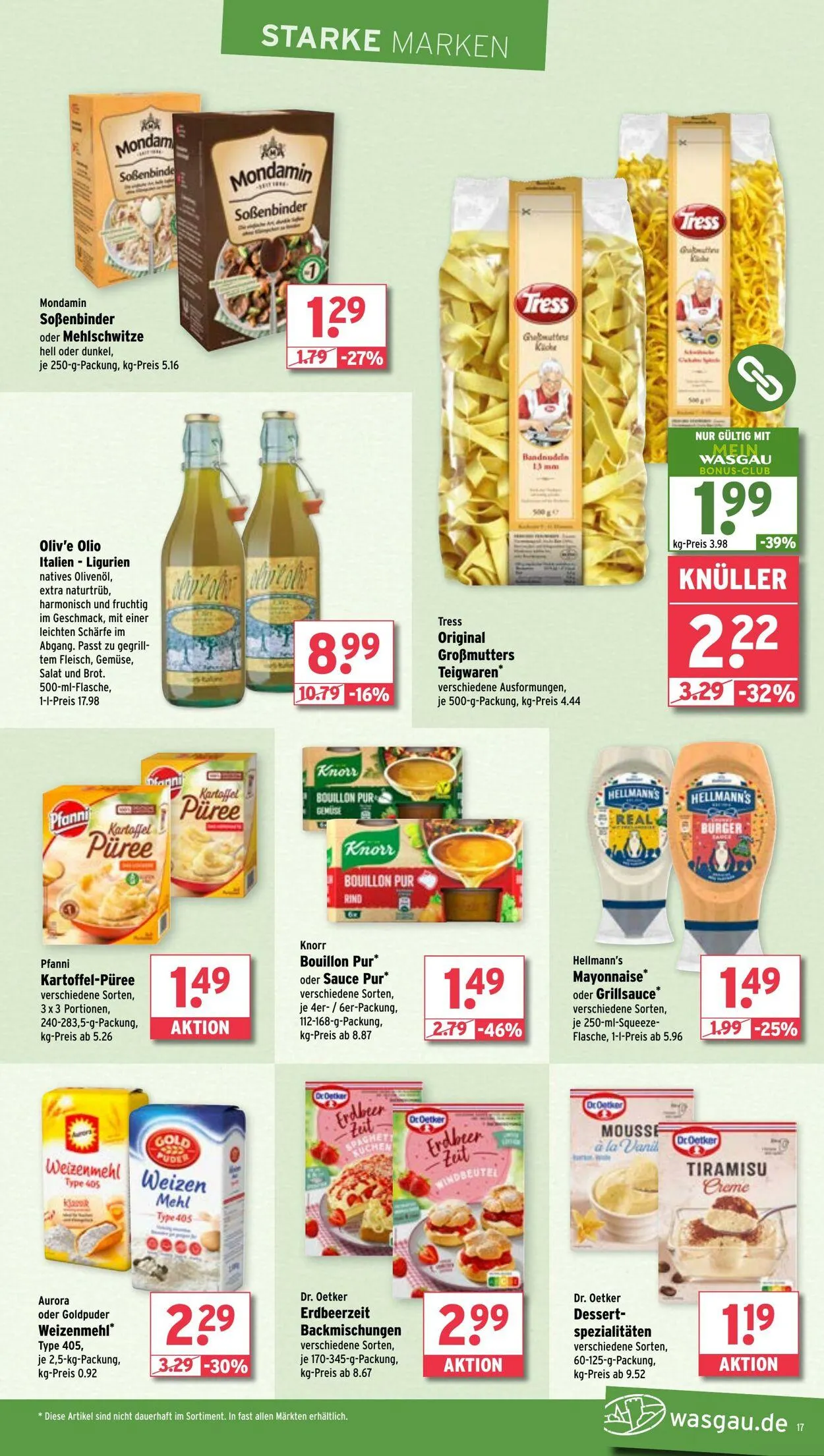 Wasgau von 5. Mai bis 10. Mai 2025 - Prospekt seite 17