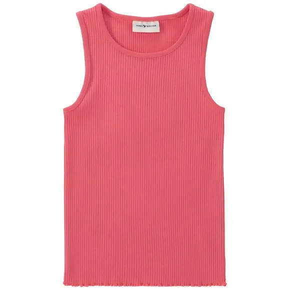 Mädchen Top mit Rippstruktur