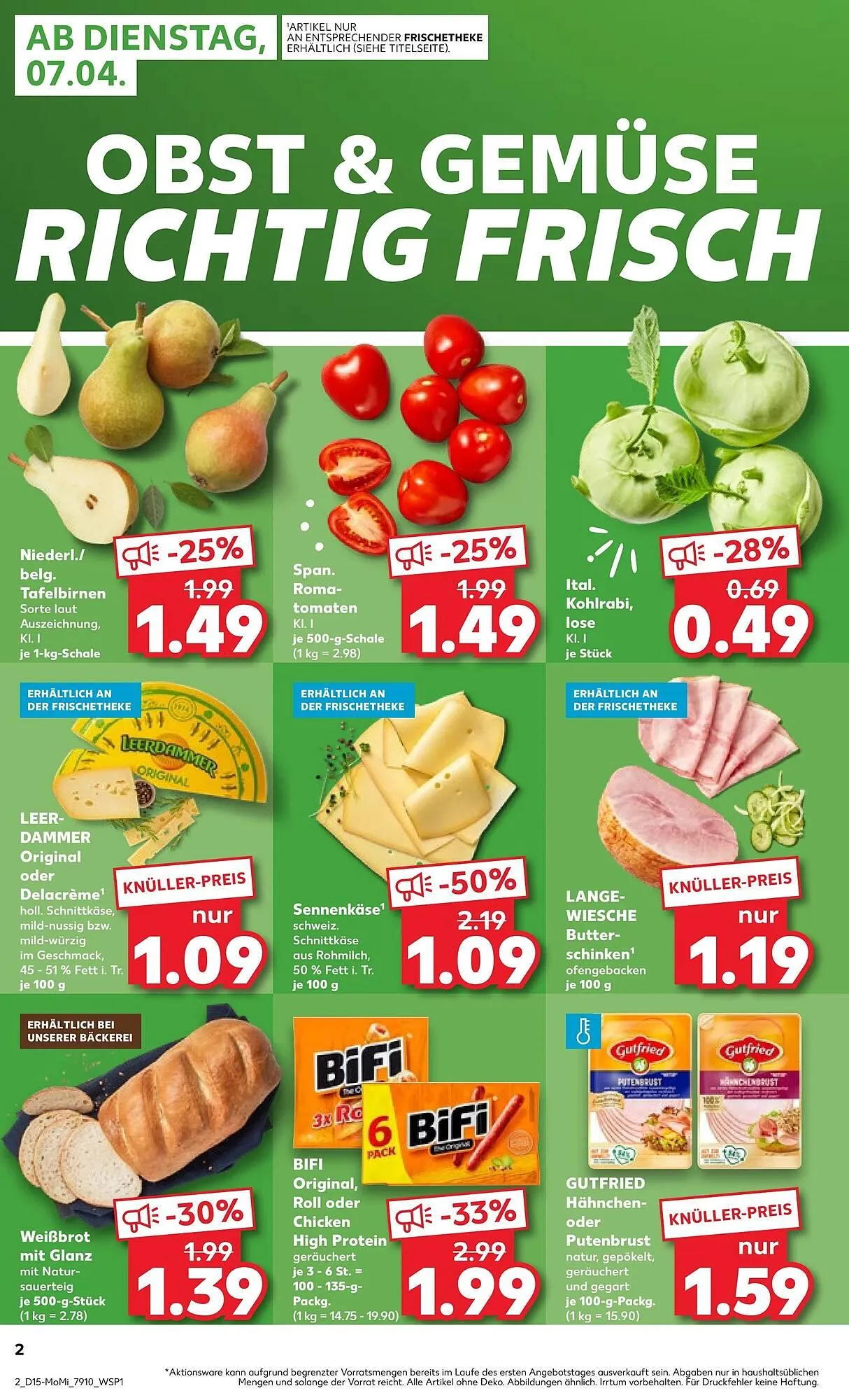 Kaufland Prospekt von 7. April bis 9. April 2026 - Prospekt seite 2