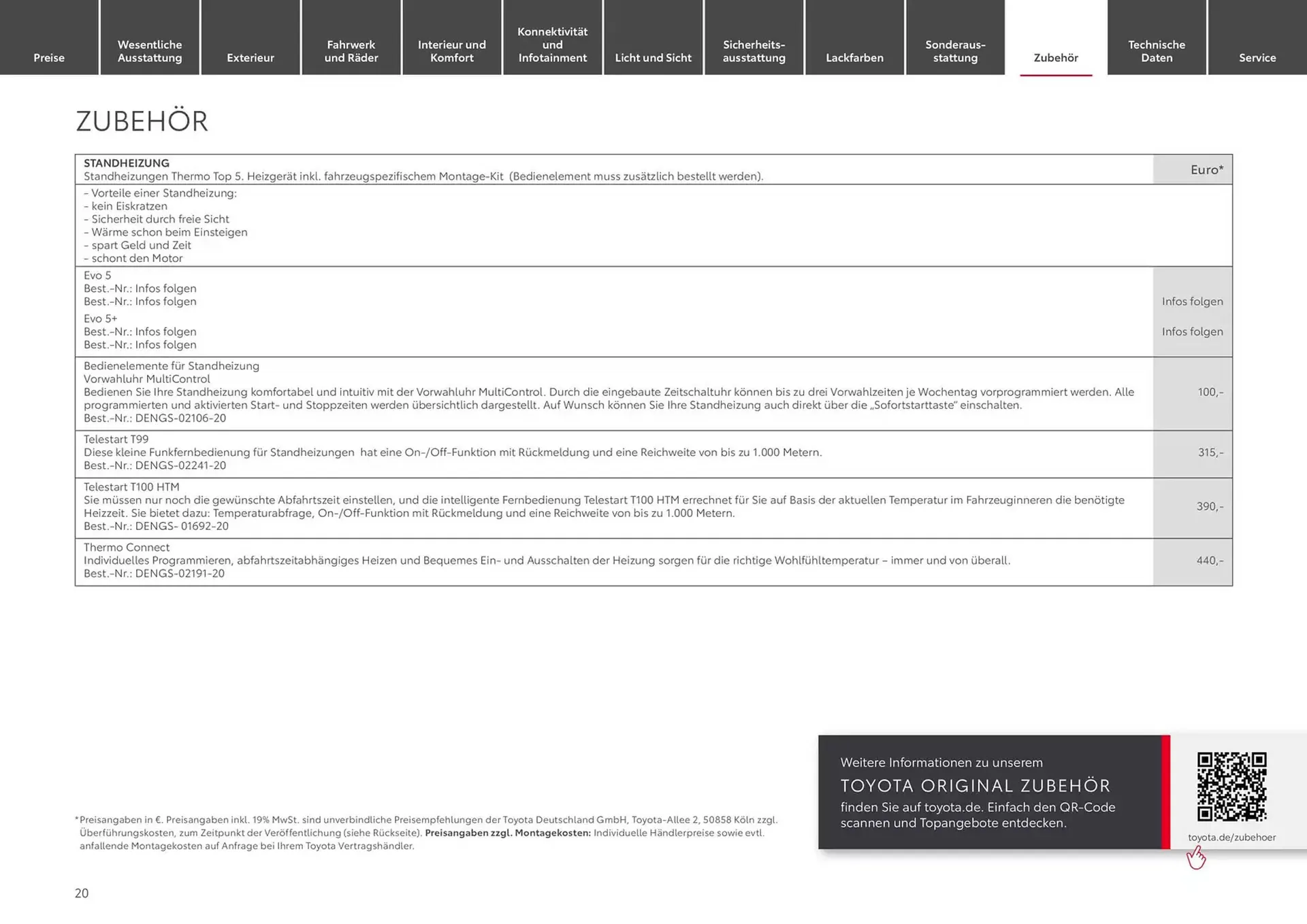 Toyota Prospekt von 21. November bis 21. November 2025 - Prospekt seite 20