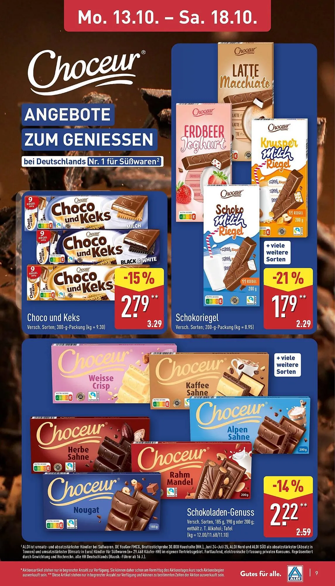 Aldi Nord Prospekt von 13. Oktober bis 19. Oktober 2025 - Prospekt seite 9