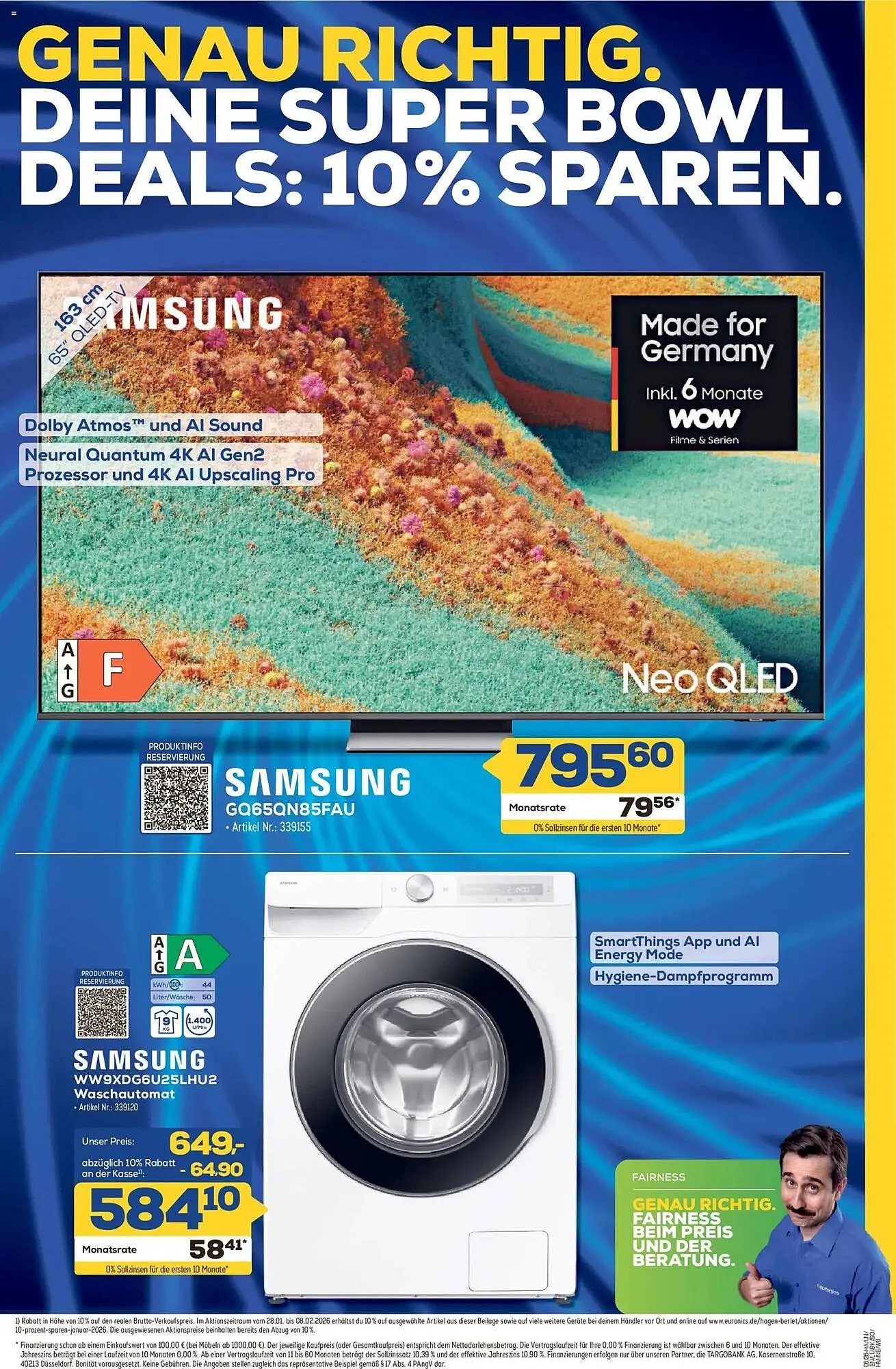 Euronics Berlet Prospekt von 29. Januar bis 4. Februar 2026 - Prospekt seite 9