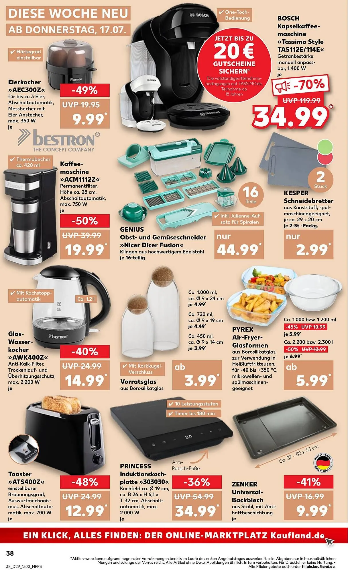 Kaufland Prospekt von 17. Juli bis 23. Juli 2025 - Prospekt seite 38