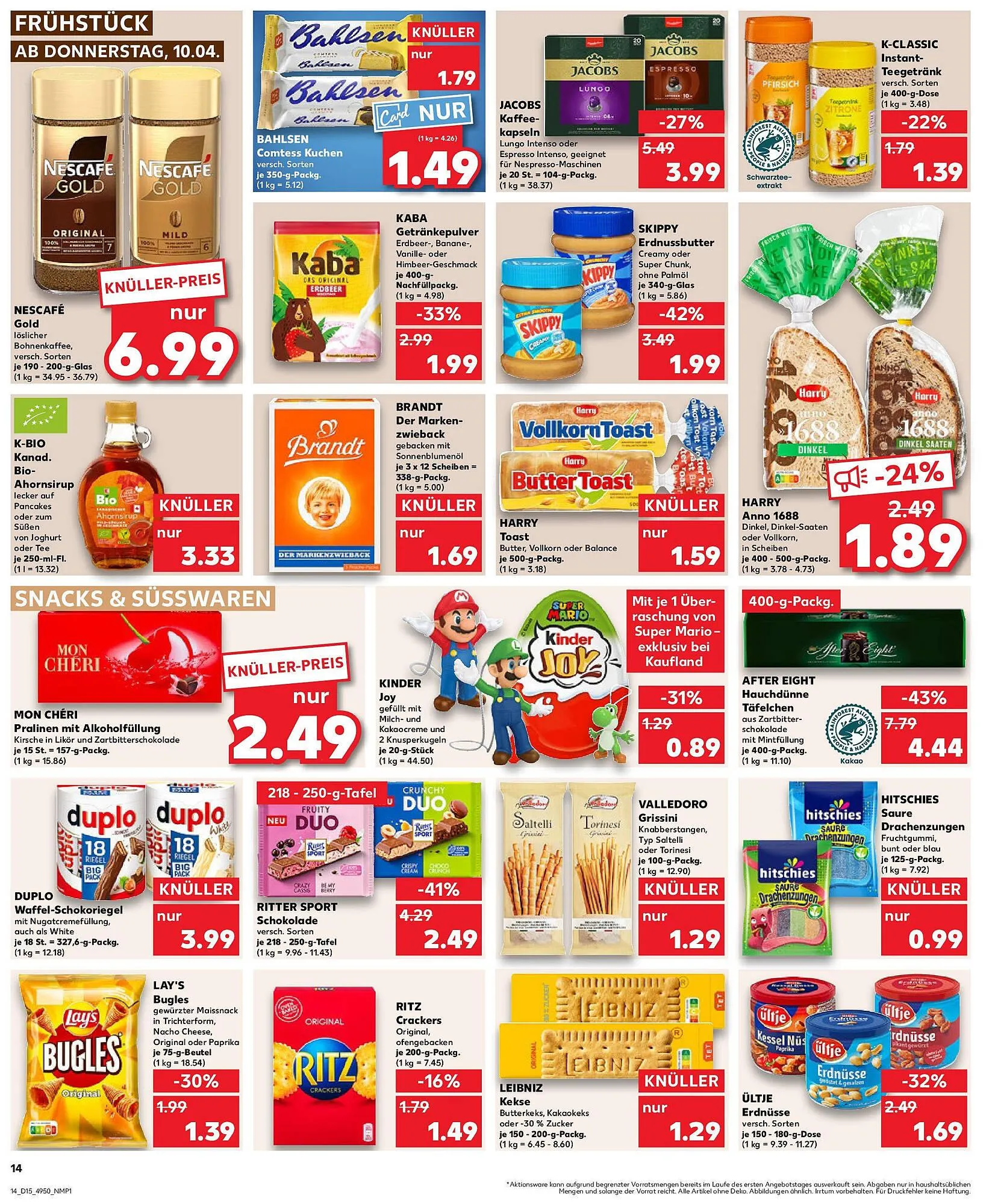 Kaufland Prospekt von 9. April bis 16. April 2025 - Prospekt seite 14