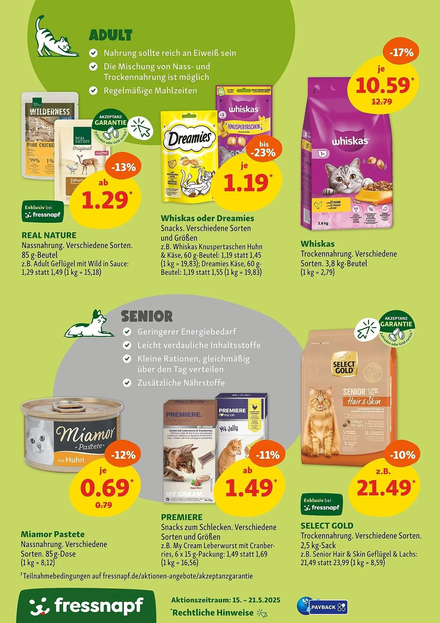 Fressnapf Prospekt von 15. Mai bis 21. Mai 2025 - Prospekt seite 8