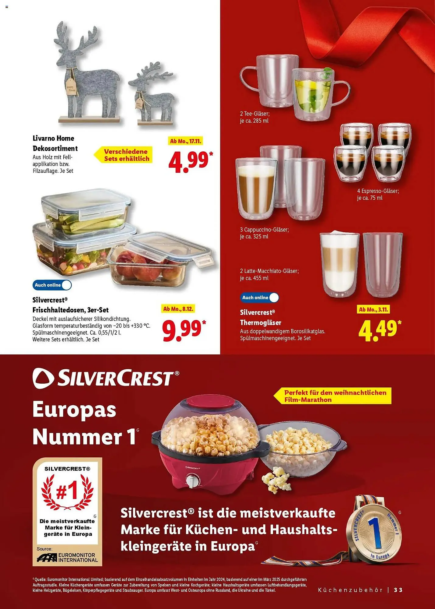 Lidl Prospekt von 31. Oktober bis 27. Dezember 2025 - Prospekt seite 33