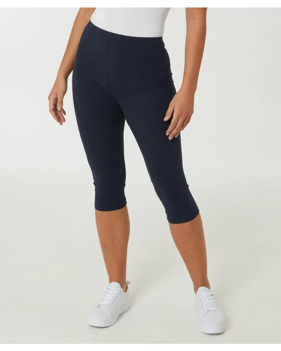 Basic Leggings Janina, Caprilänge
