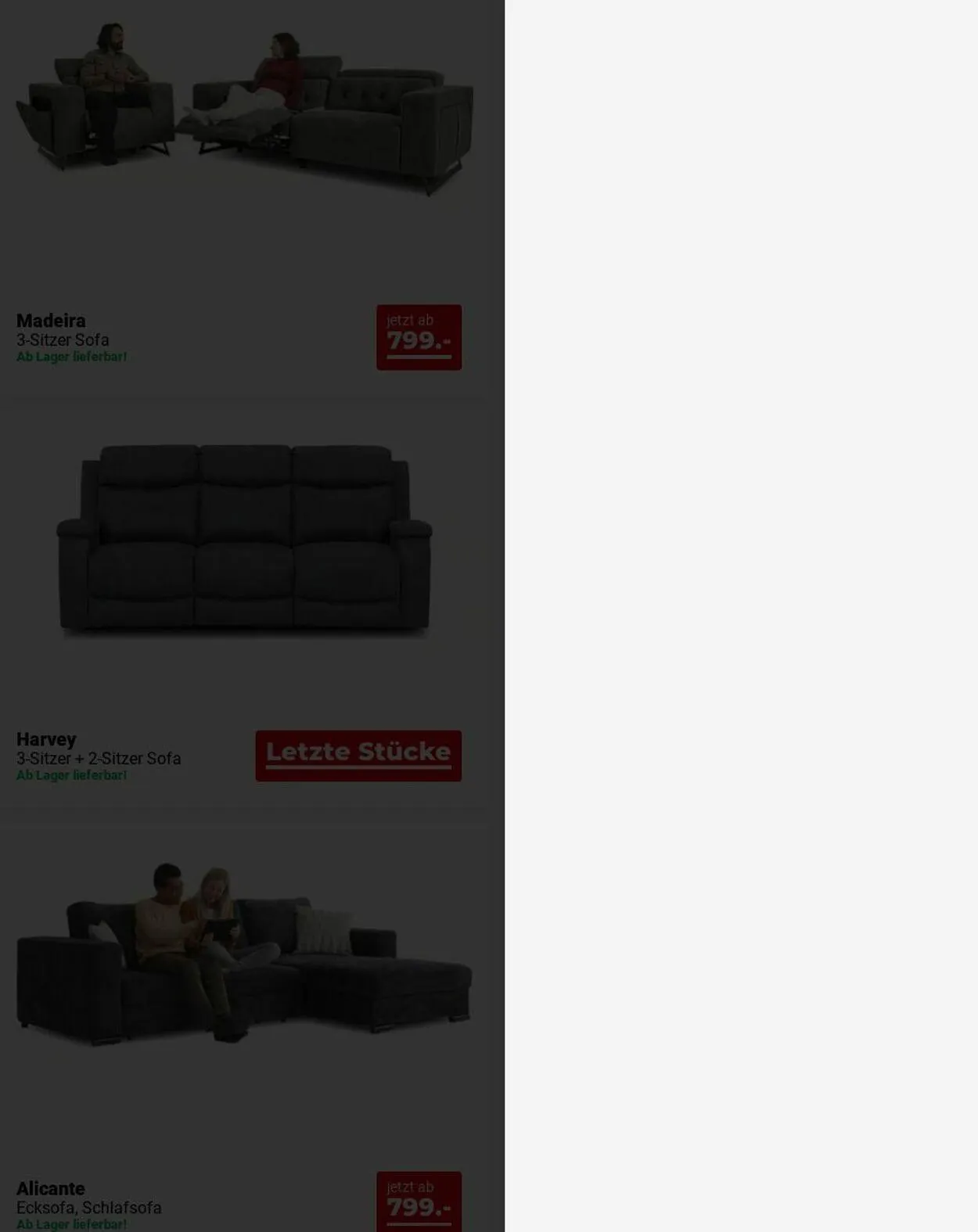 Seats and Sofas Aktueller Prospekt von 20. Oktober bis 29. Oktober 2025 - Prospekt seite 7