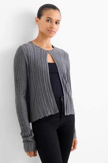 Cardigan - ribbed