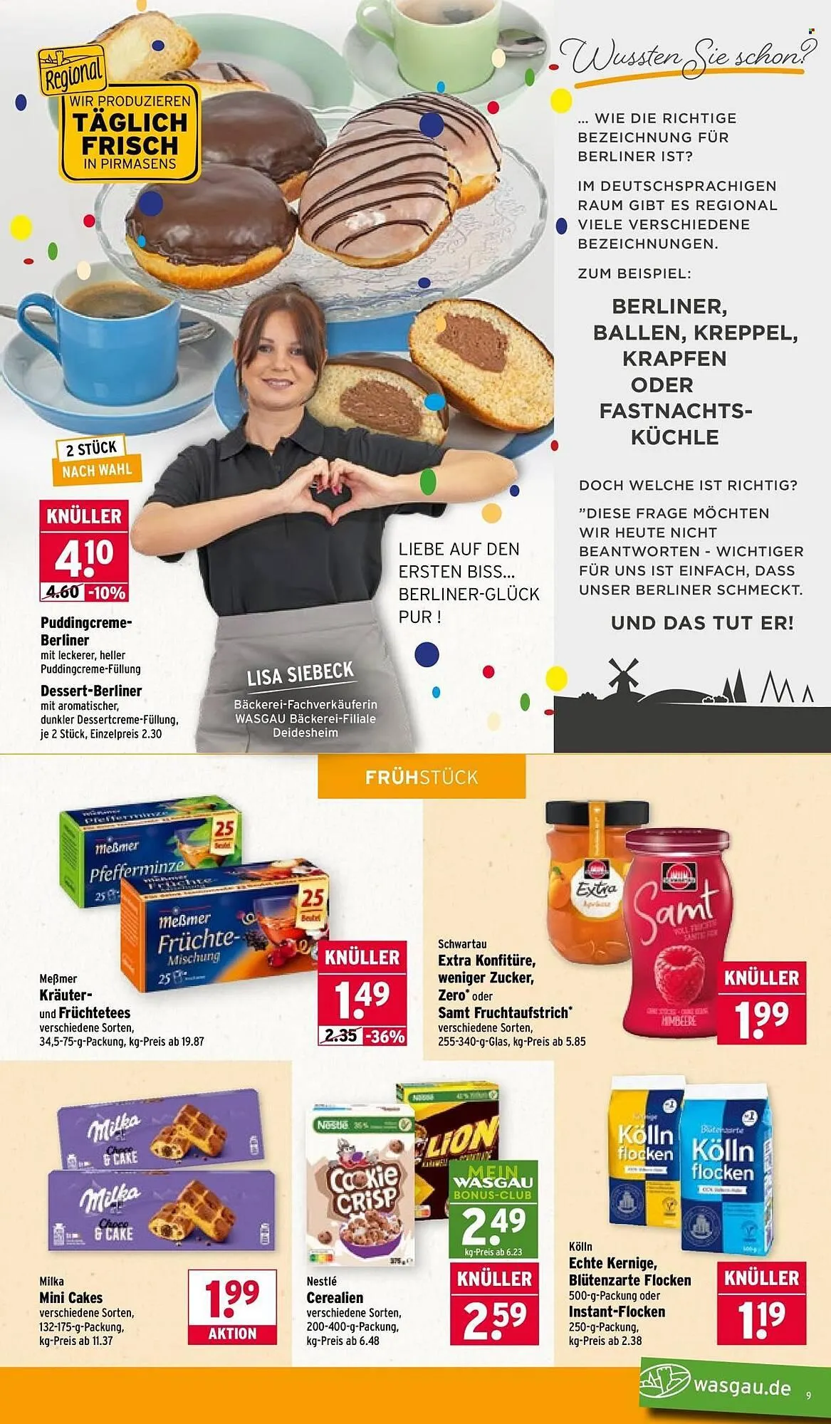 Wasgau Prospekt von 16. Februar bis 21. Februar 2026 - Prospekt seite 9