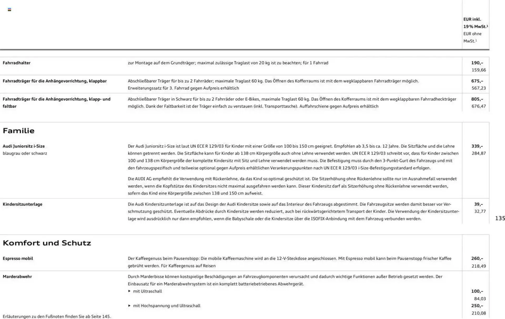 Audi Prospekt von 20. Februar bis 9. Januar 2026 - Prospekt seite 134
