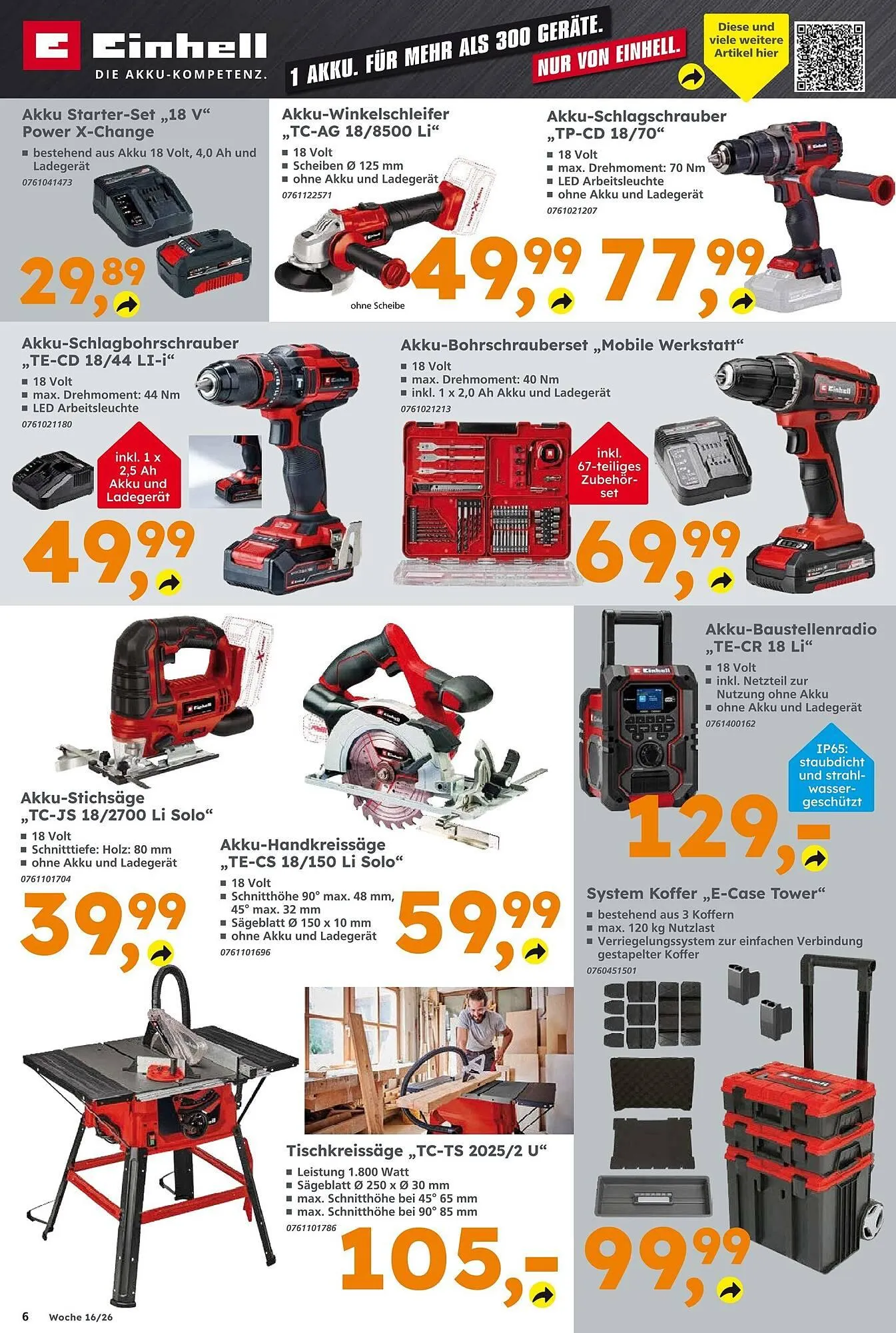 Globus Baumarkt Prospekt von 12. April bis 18. April 2026 - Prospekt seite 6