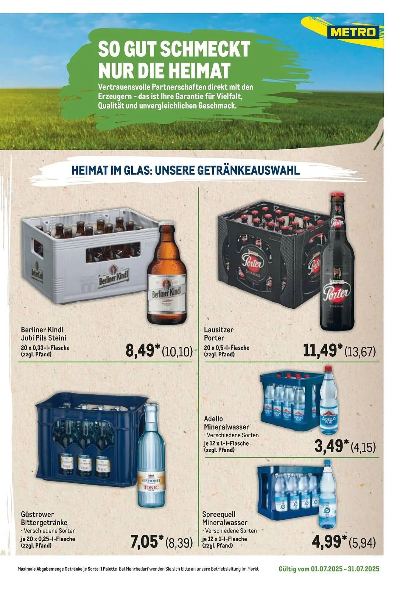 METRO Prospekt von 1. Juli bis 31. Juli 2025 - Prospekt seite 81