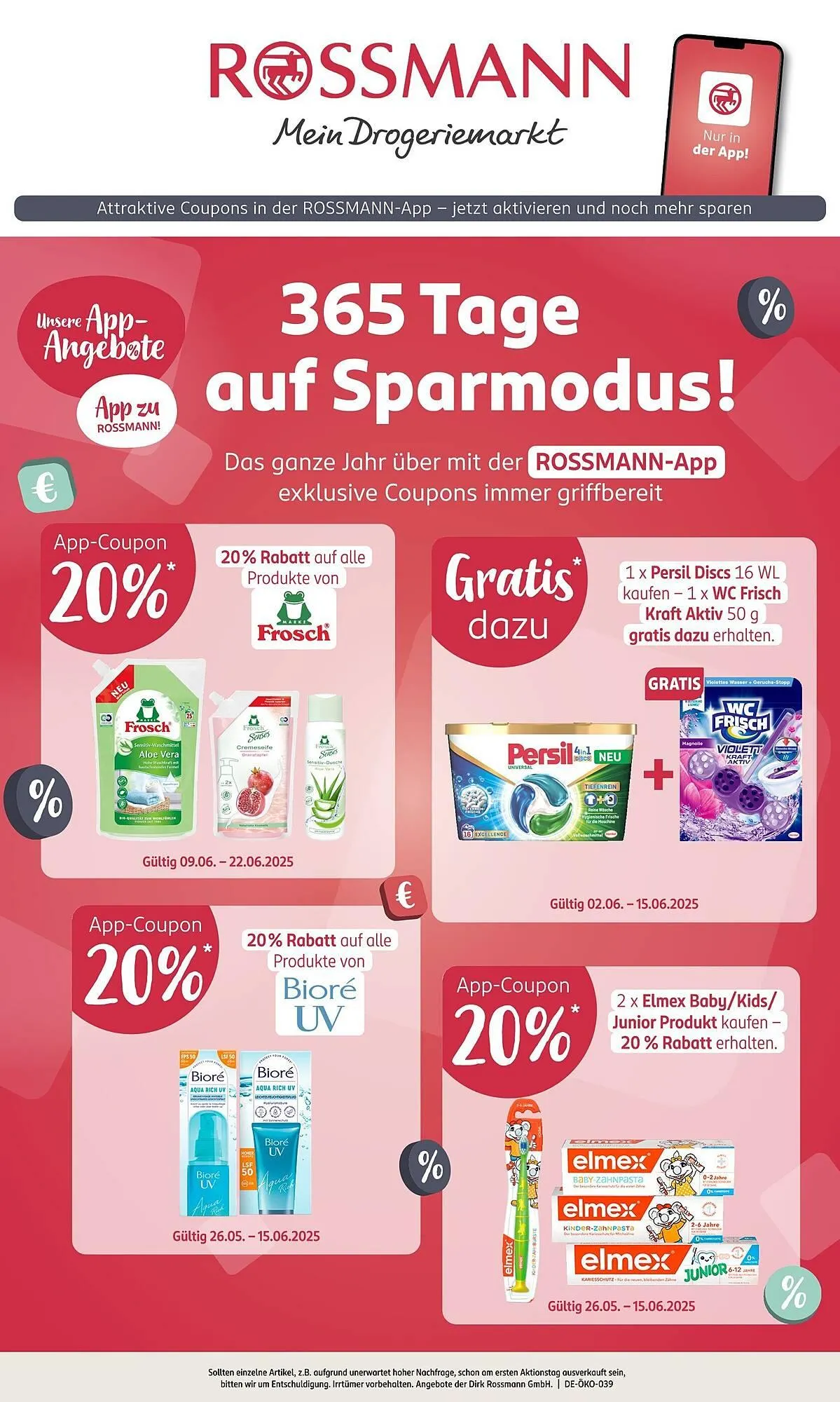 Rossmann Prospekt von 10. Juni bis 13. Juni 2025 - Prospekt seite 1