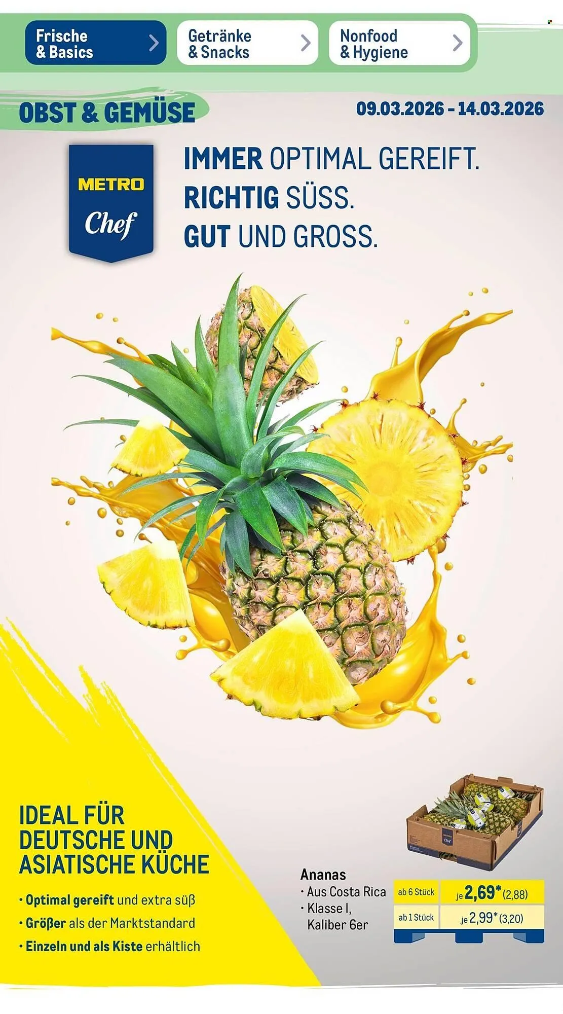 METRO Prospekt von 9. März bis 14. März 2026 - Prospekt seite 11