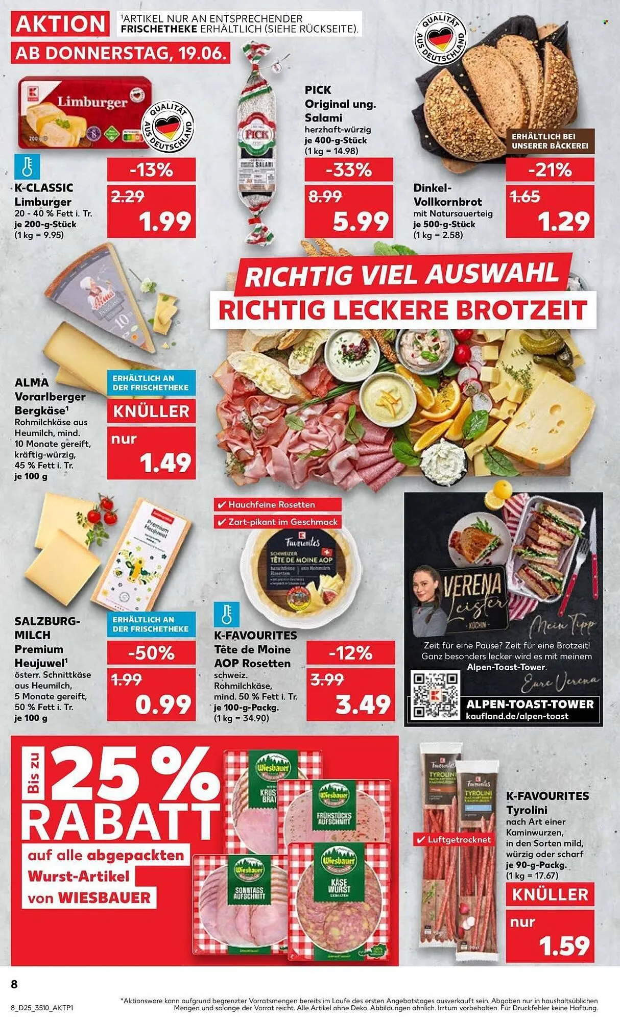 Kaufland Prospekt von 19. Juni bis 25. Juni 2025 - Prospekt seite 8