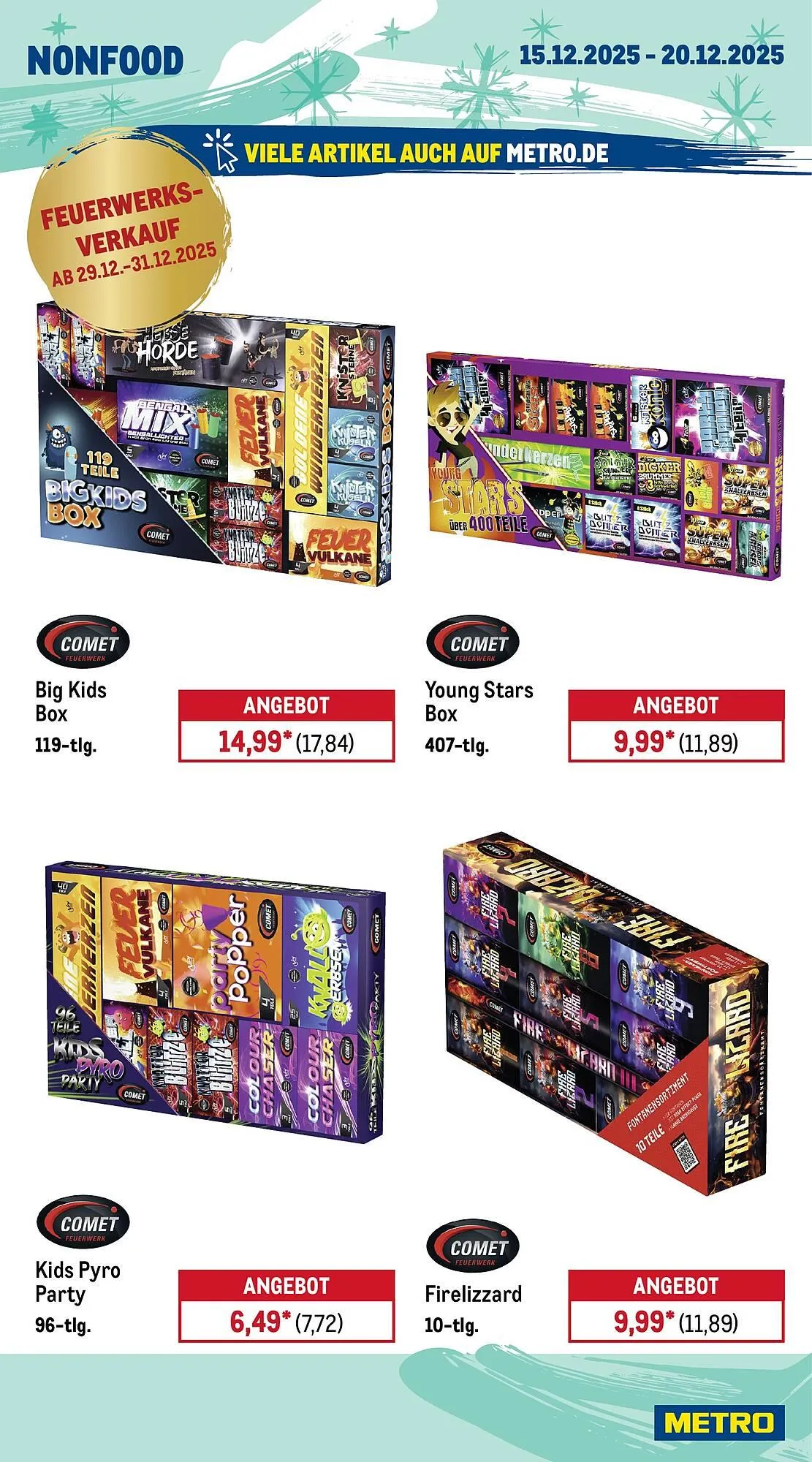 METRO Prospekt von 15. Dezember bis 20. Dezember 2025 - Prospekt seite 25