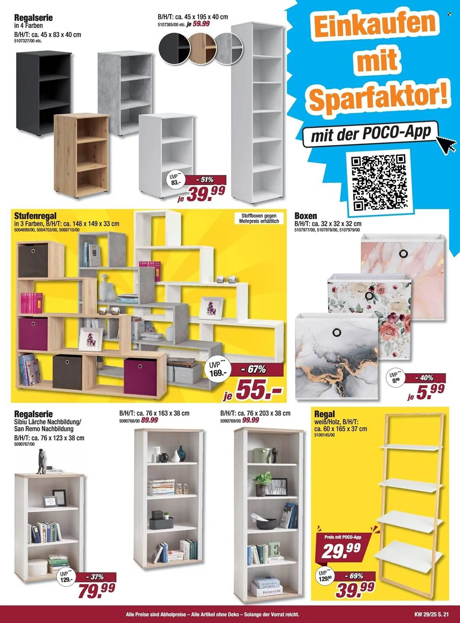 Poco Prospekt von 12. Juli bis 18. Juli 2025 - Prospekt seite 21