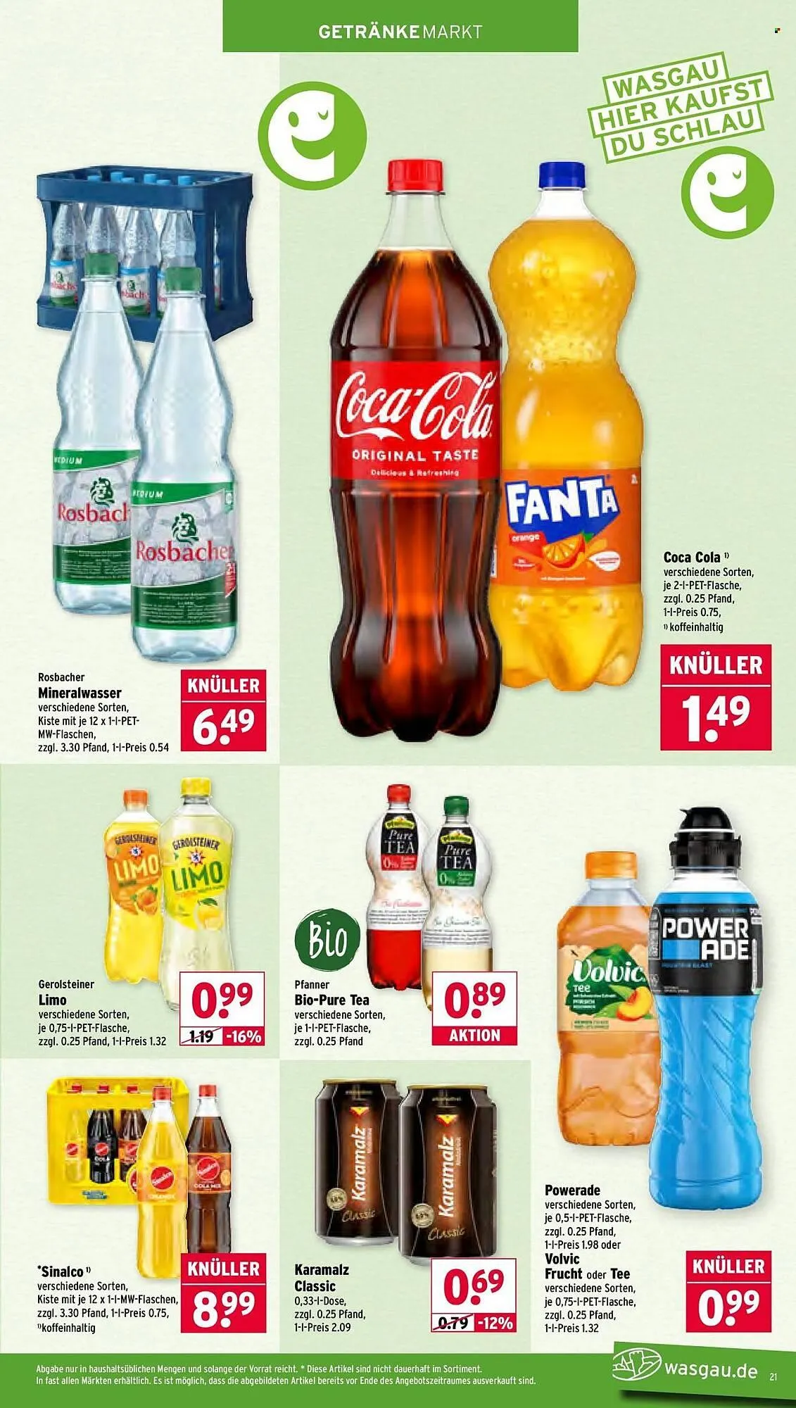 Wasgau Prospekt von 23. März bis 28. März 2026 - Prospekt seite 21