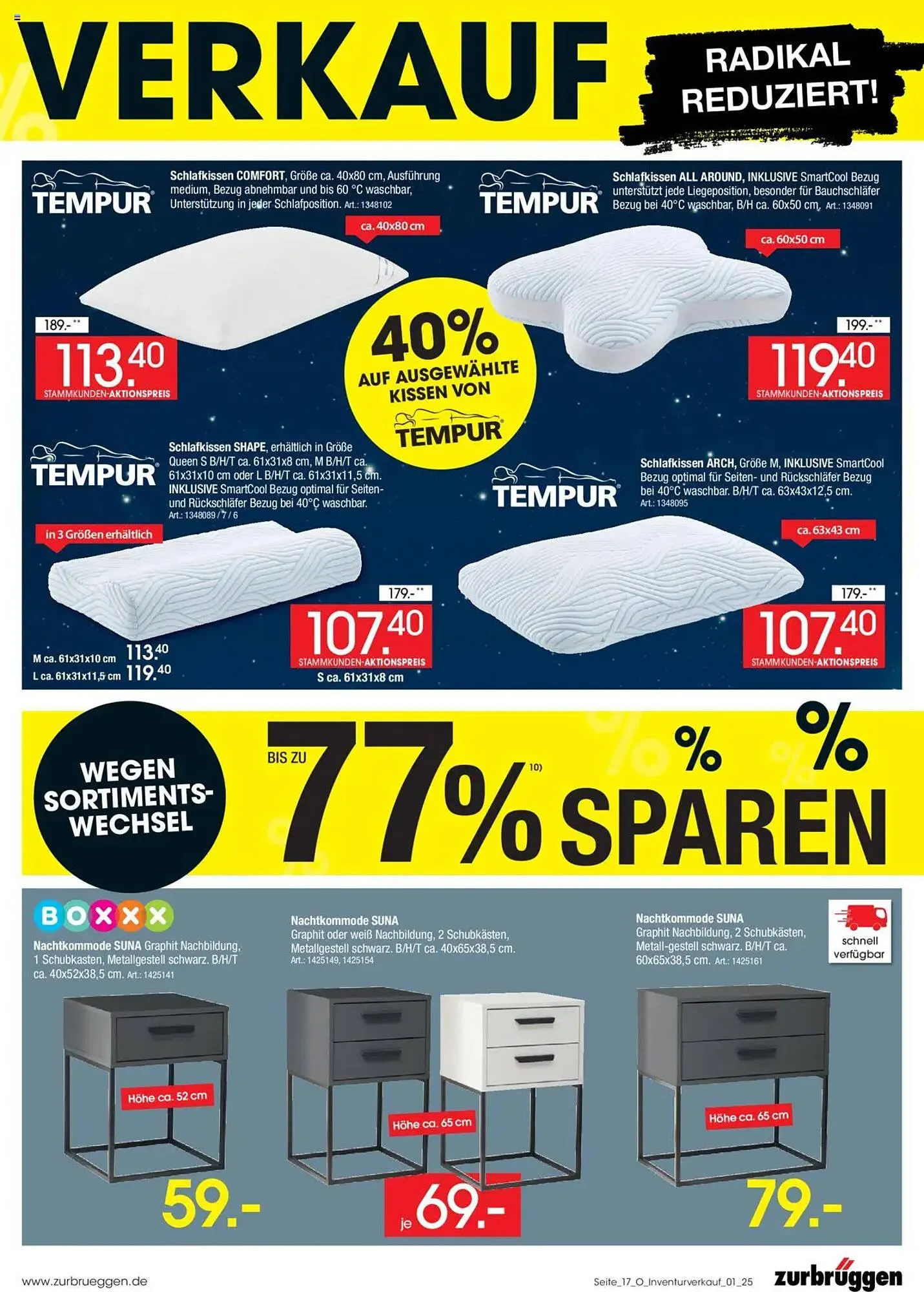 Zurbrüggen Prospekt von 3. Juli bis 31. Juli 2025 - Prospekt seite 19
