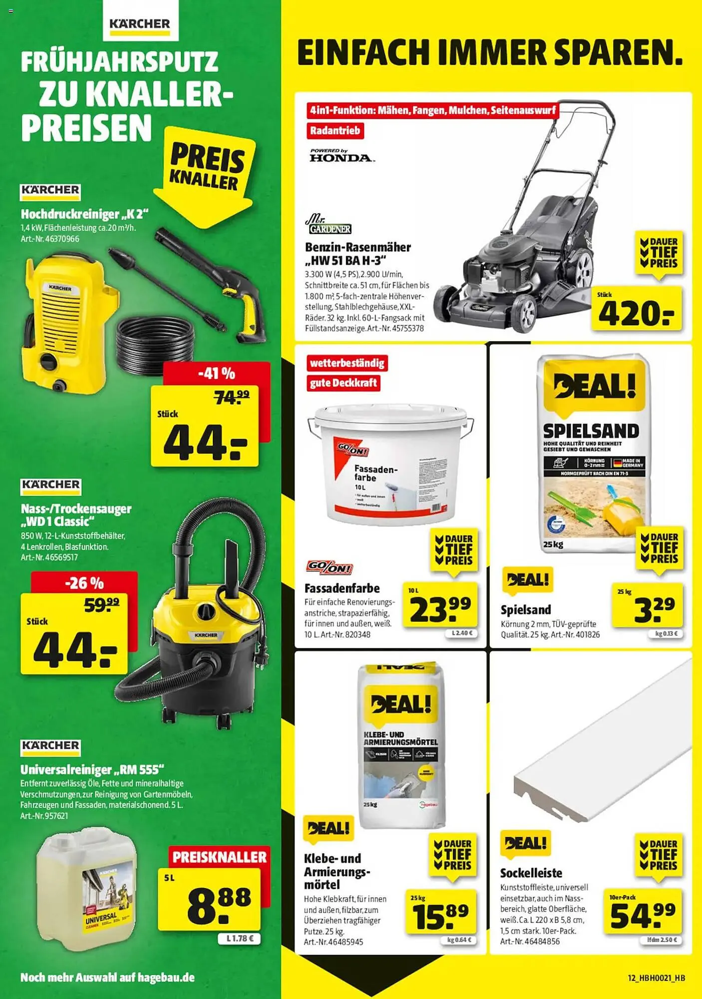 Hagebau Prospekt von 16. Mai bis 23. Mai 2026 - Prospekt seite 12