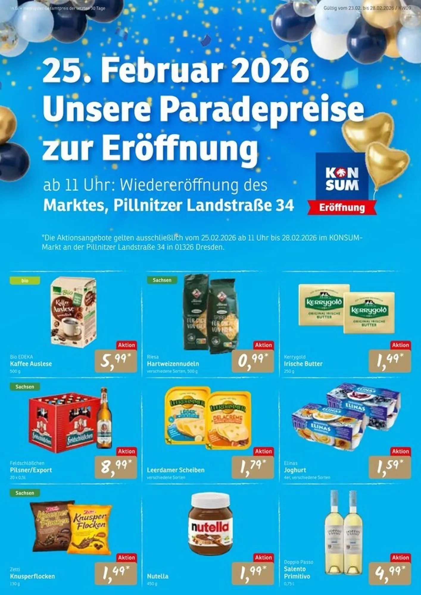 KONSUM Prospekt von 23. Februar bis 28. Februar 2026 - Prospekt seite 3