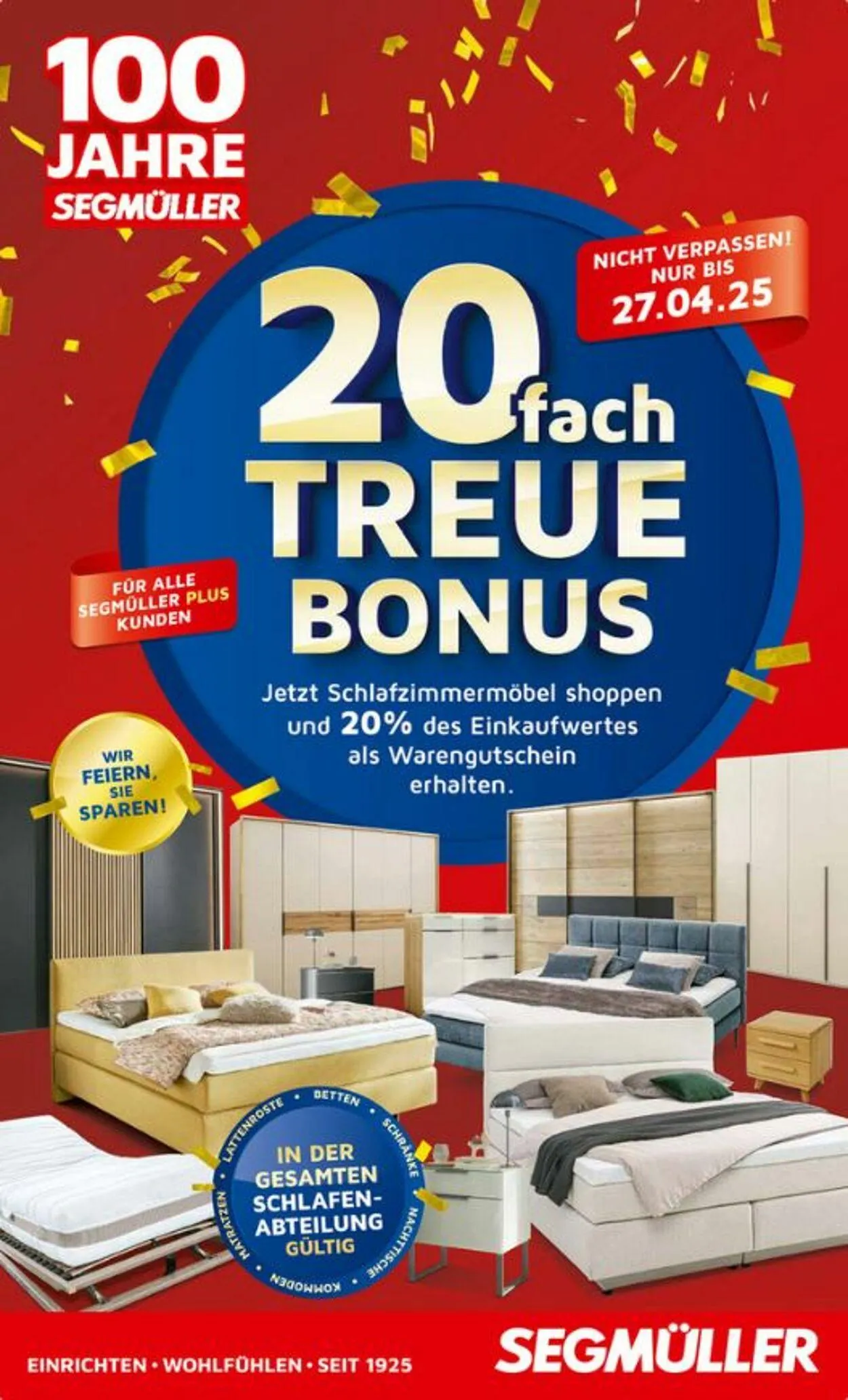 SEGMÜLLER von 12. April bis 19. April 2025 - Prospekt seite 1